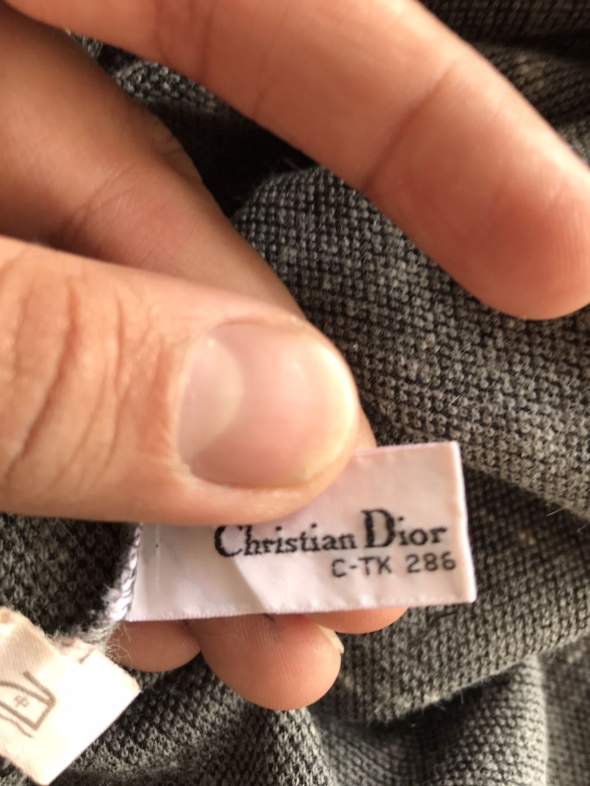 Christian Dior Monsieur Vintage Christian Dior Herringbone Knitwear Size US M / EU 48-50 / 2 - 10 Thumbnail
