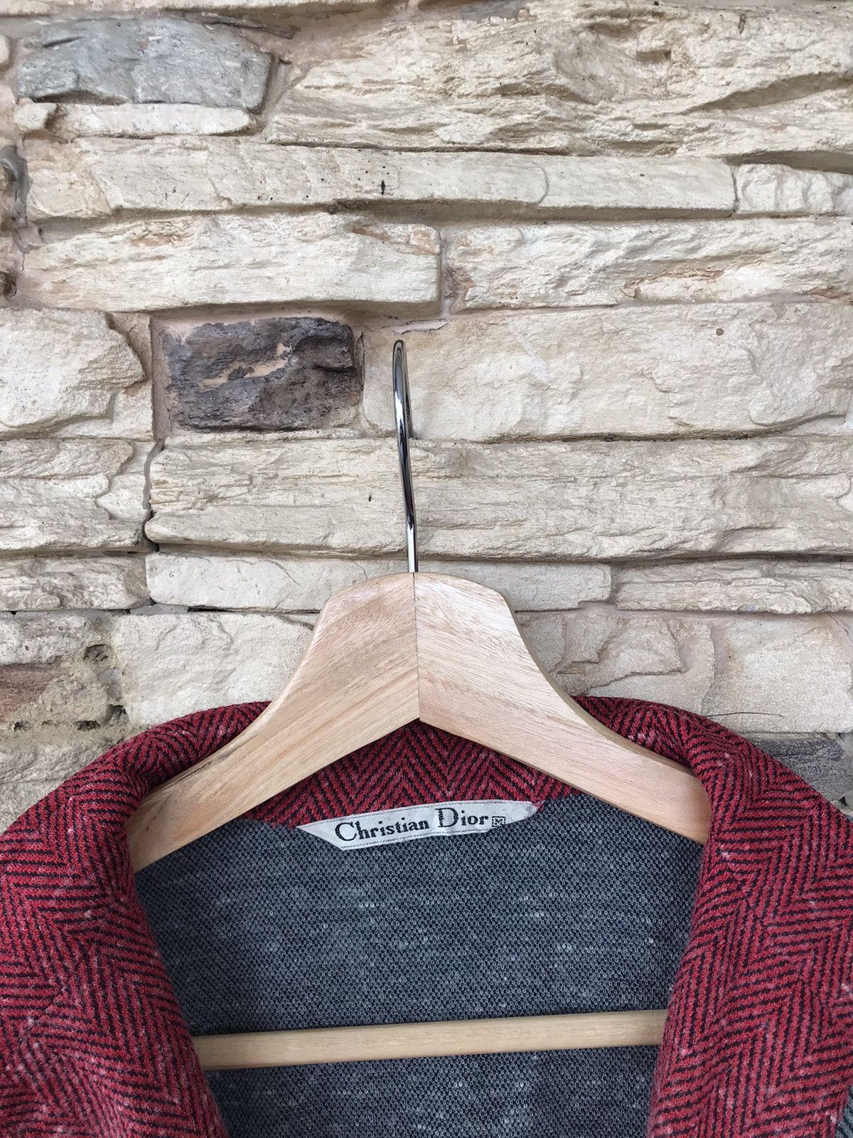 Christian Dior Monsieur Vintage Christian Dior Herringbone Knitwear Size US M / EU 48-50 / 2 - 5 Thumbnail