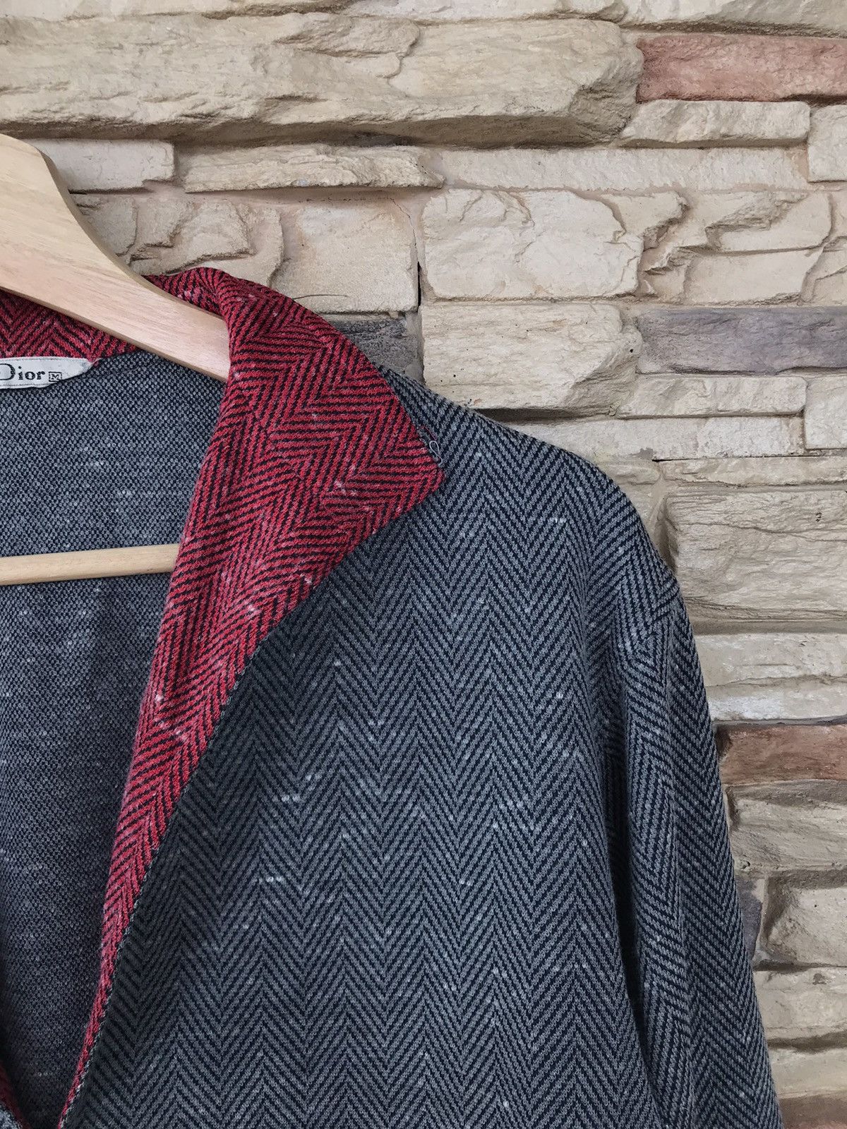 Christian Dior Monsieur Vintage Christian Dior Herringbone Knitwear Size US M / EU 48-50 / 2 - 3 Thumbnail
