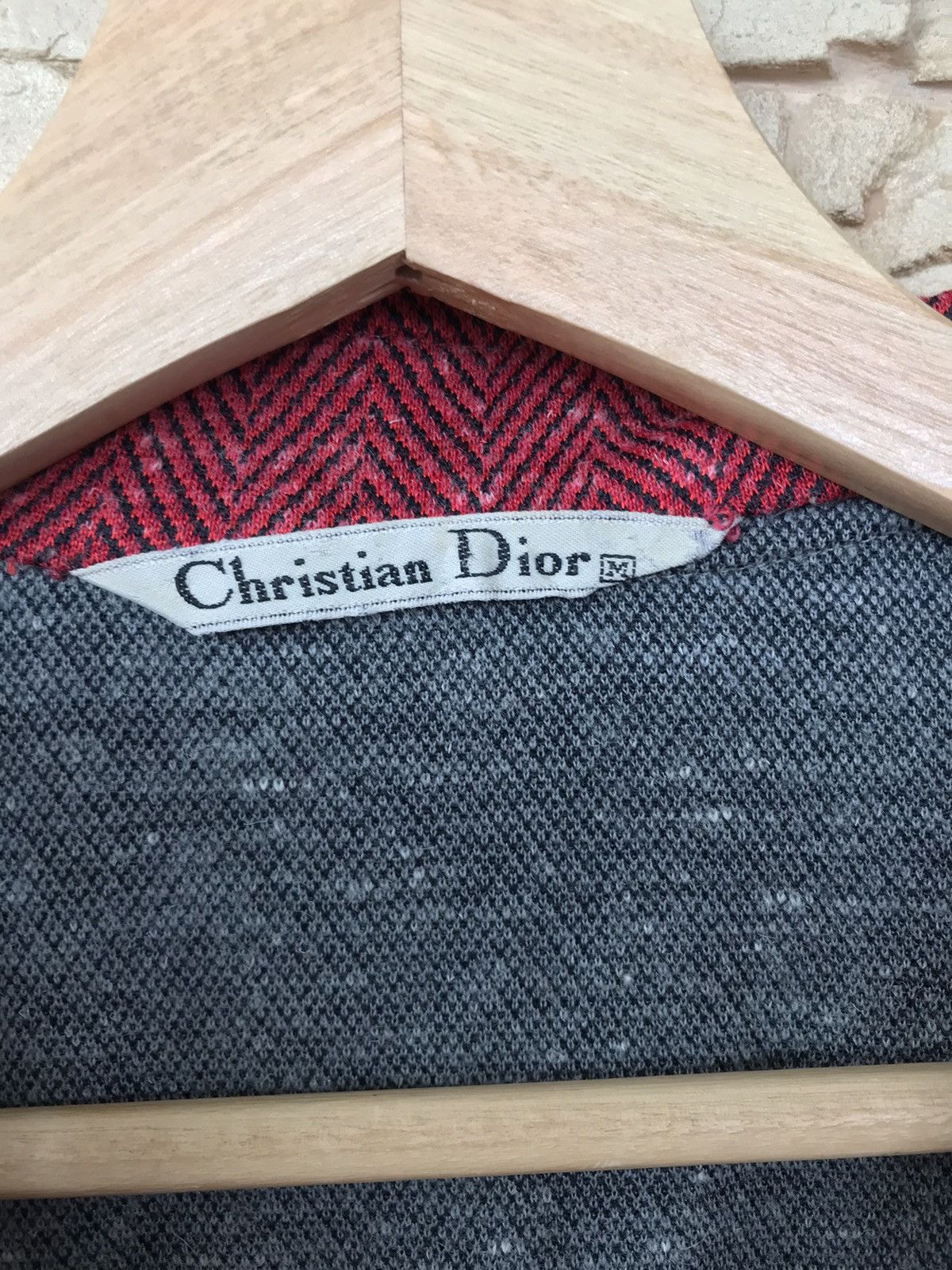 Christian Dior Monsieur Vintage Christian Dior Herringbone Knitwear Size US M / EU 48-50 / 2 - 6 Thumbnail