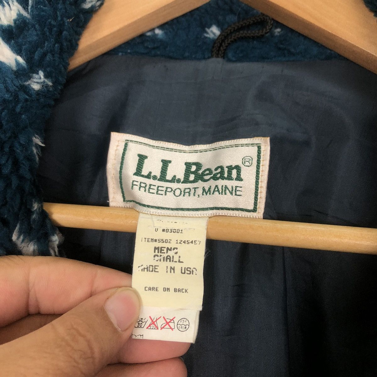 L.L. Bean Vintage Fleece Button Jacket L.L. BEAN Made in USA Size US S / EU 44-46 / 1 - 8 Thumbnail