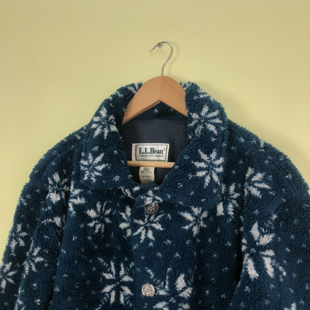 L.L. Bean Vintage Fleece Button Jacket L.L. BEAN Made in USA Size US S / EU 44-46 / 1 - 3 Thumbnail