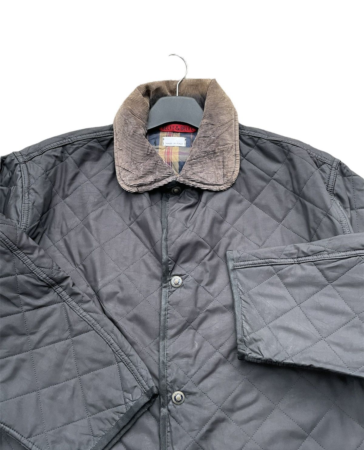 Belstaff Belfe & Belfe Vintage Quilted Jacket Size US XL / EU 56 / 4 - 9 Thumbnail