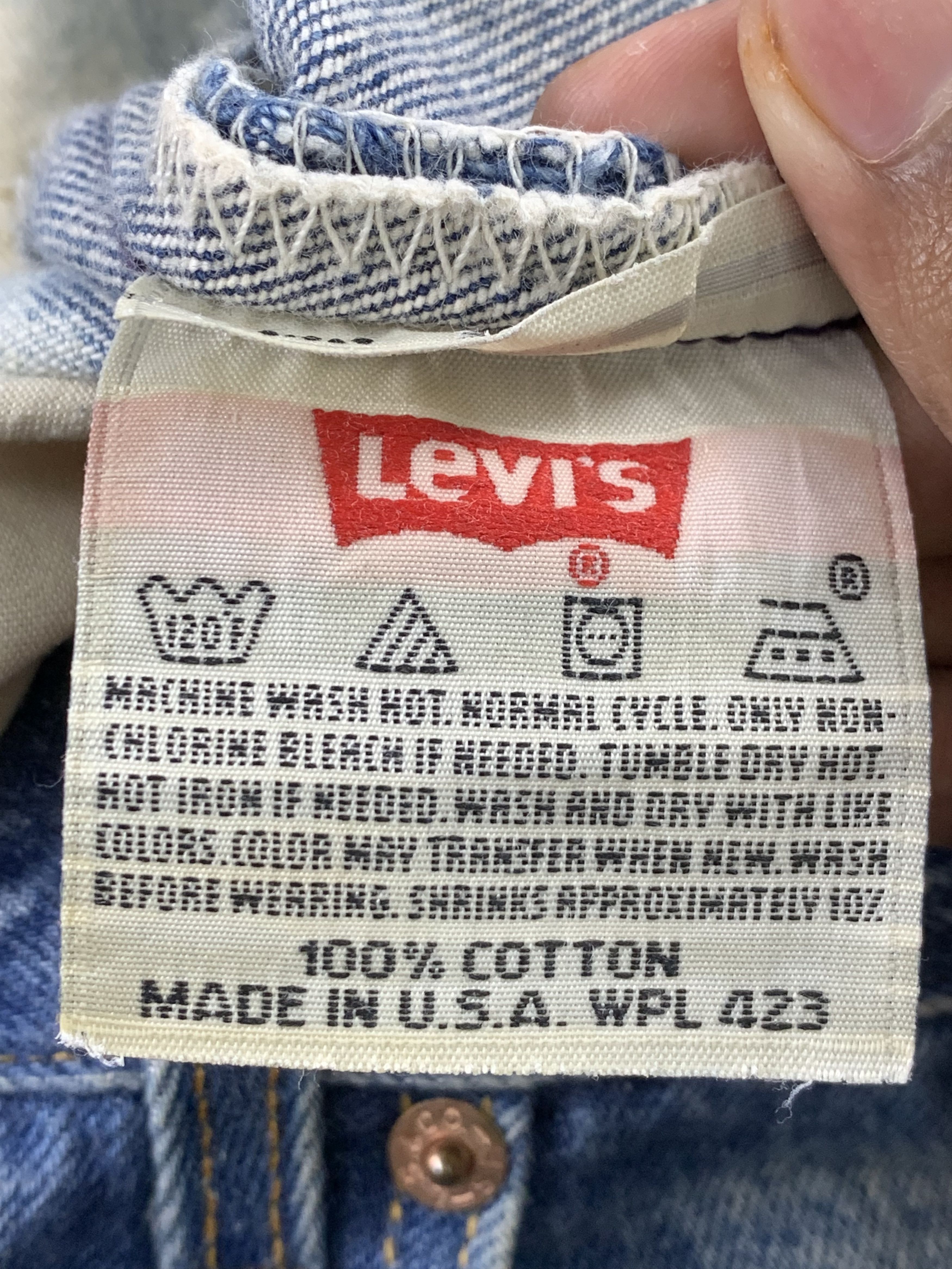 Levi's Vintage 90s Levis 501xx Sukajan Dragon Custom Jeans DP1935 Size US 36 / EU 52 - 8 Thumbnail