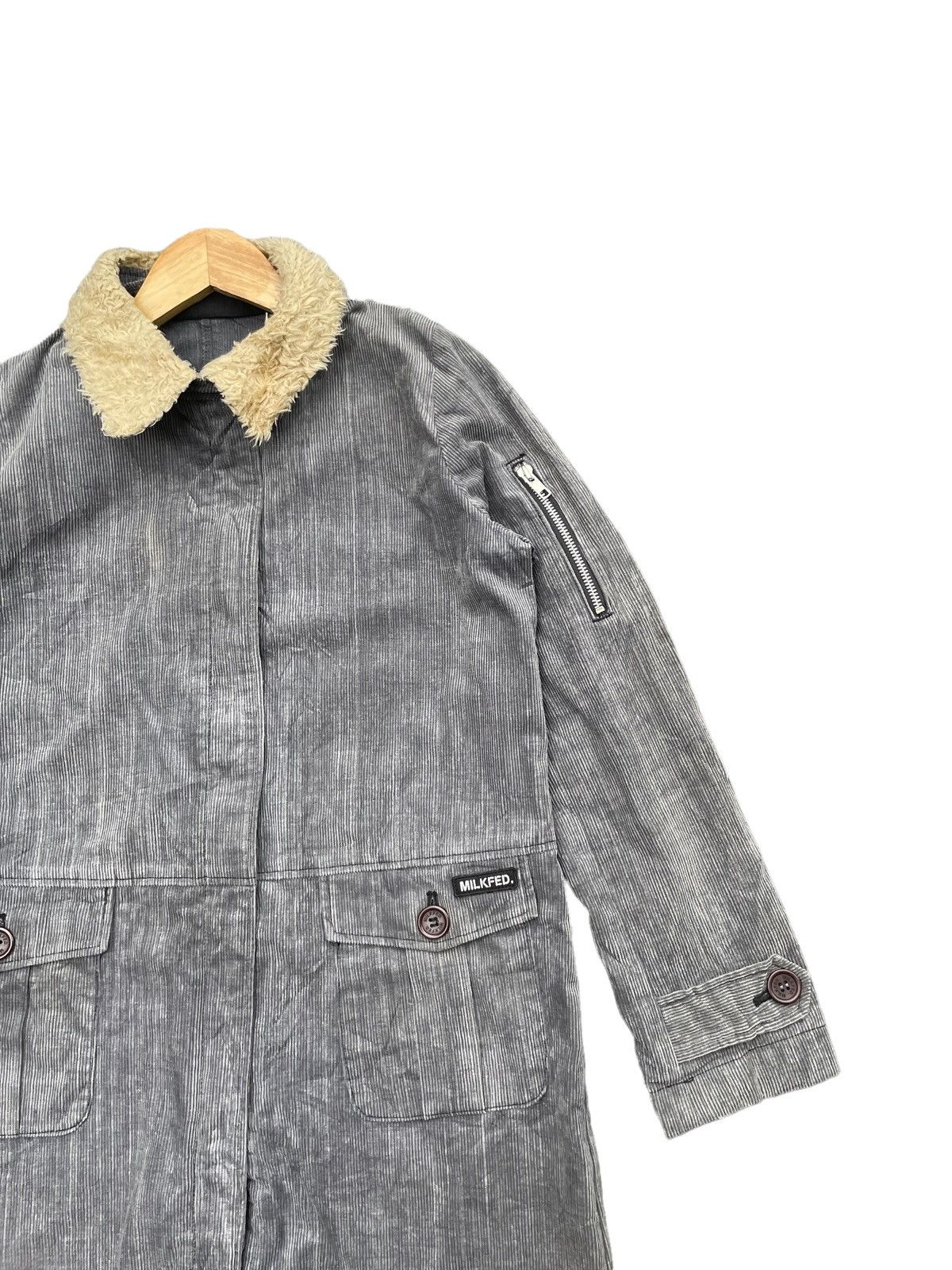 Japanese Brand Milkfed Coduroy Parka Jacket Size US M / EU 48-50 / 2 - 5 Thumbnail