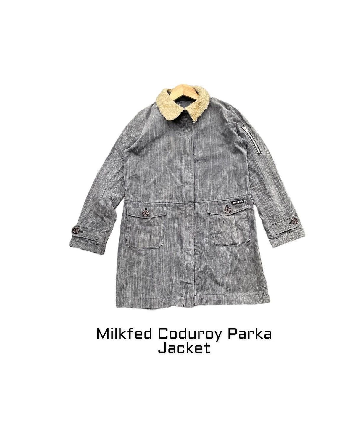 Japanese Brand Milkfed Coduroy Parka Jacket Size US M / EU 48-50 / 2 - 1 Thumbnail