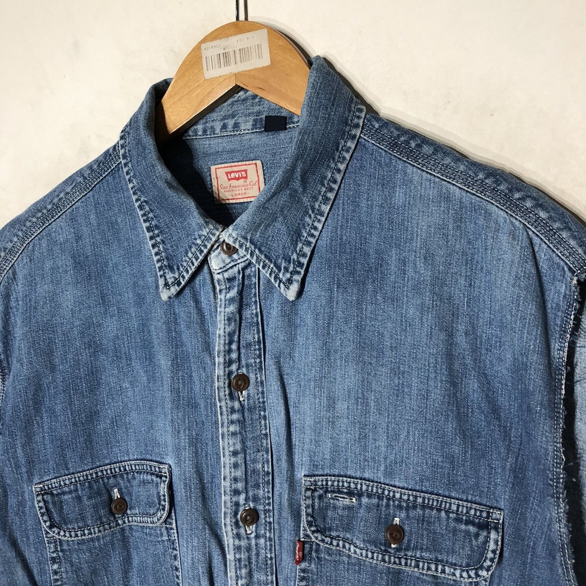 Levi's VINTAGE LEVI'S TANK TOP DENIM Size US L / EU 52-54 / 3 - 4 Thumbnail