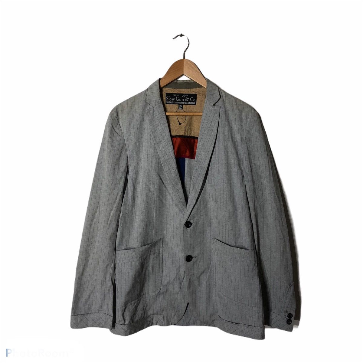 Japanese Brand × Other TOKYO JAPAN SLOW GUN & CO CASUAL COAT Size US M / EU 48-50 / 2 - 1 Thumbnail