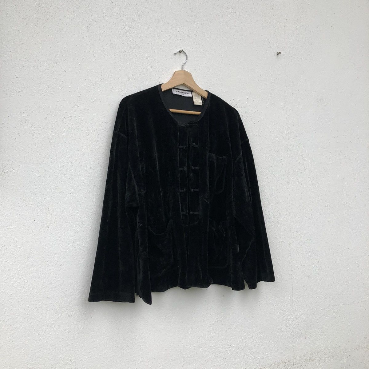 Japanese Brand MANDARIN STYLE CARDIGAN SONIA RYKIEL MADE IN FRANCE Size US M / EU 48-50 / 2 - 2 Thumbnail