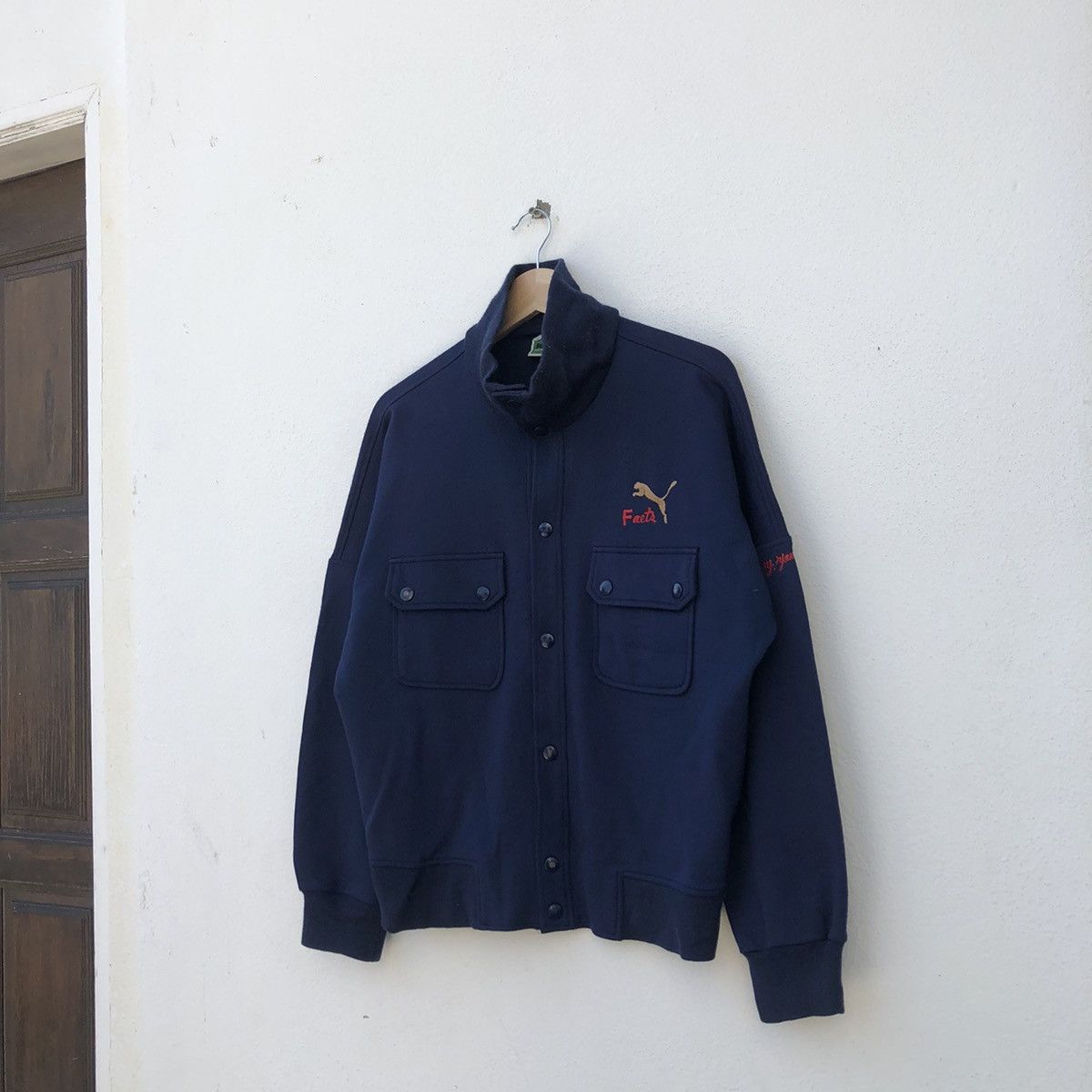 Puma VINTAGE 80's PUMA WORKER CHORE JACKET Size US L / EU 52-54 / 3 - 2 Thumbnail