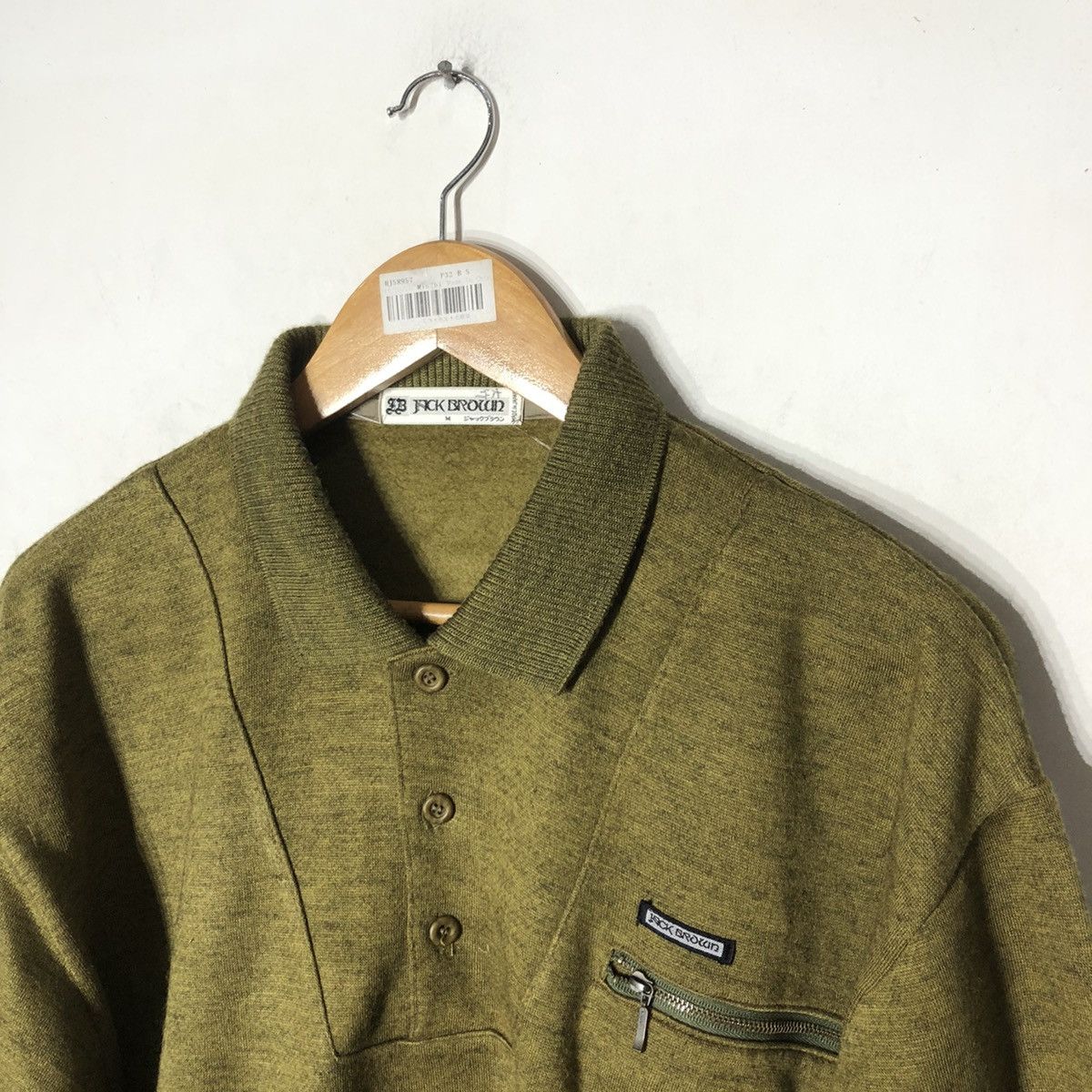Japanese Brand Vintage Jack Brown FABRIC Made in Japan Size US M / EU 48-50 / 2 - 3 Thumbnail