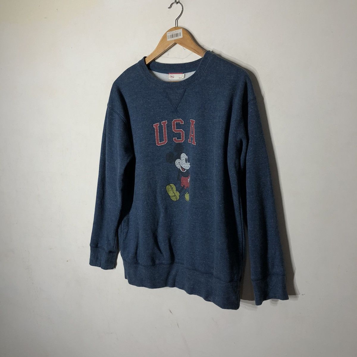 Japanese Brand Vintage Disney Mickey Mouse USA Big Logo Size US L / EU 52-54 / 3 - 2 Thumbnail