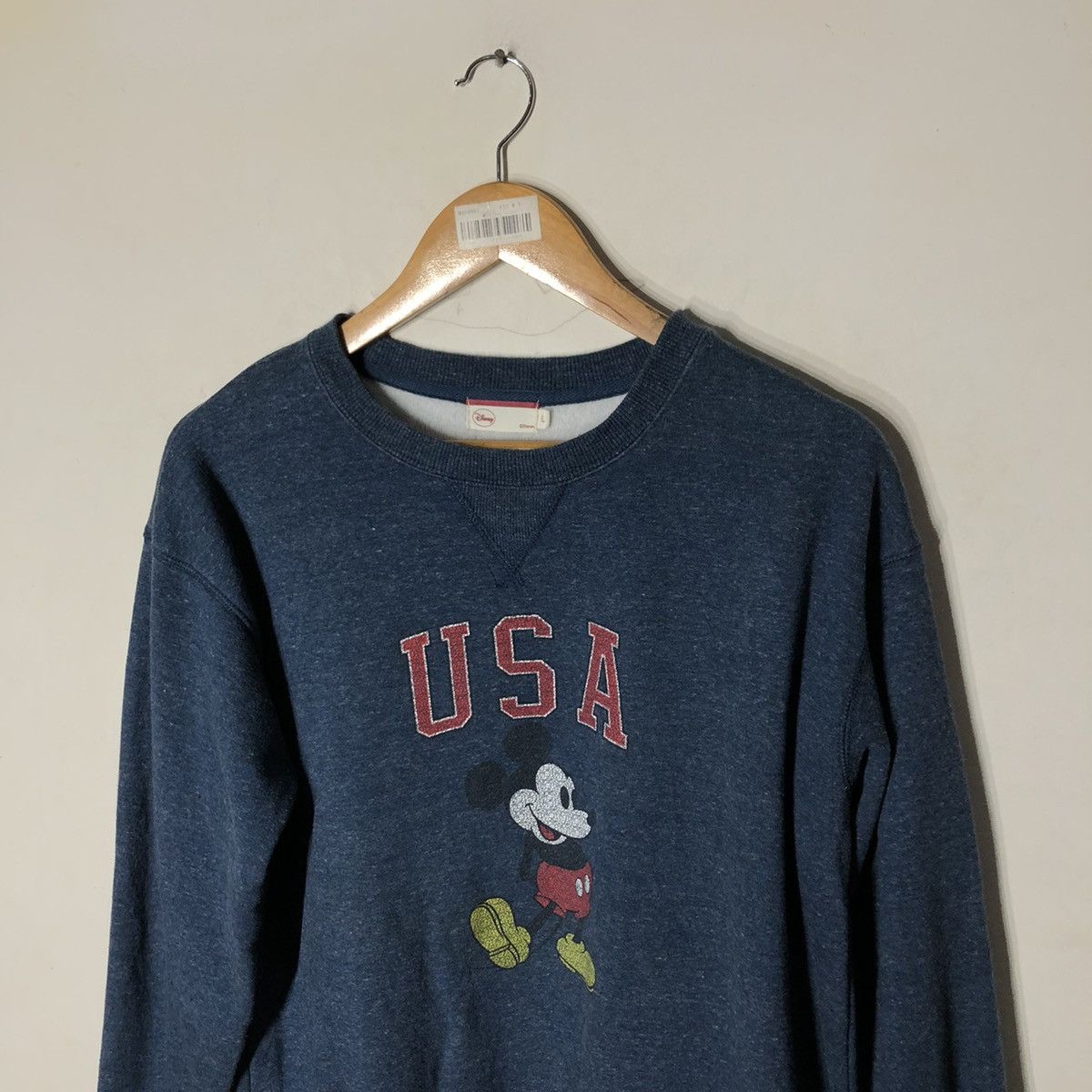 Japanese Brand Vintage Disney Mickey Mouse USA Big Logo Size US L / EU 52-54 / 3 - 4 Thumbnail
