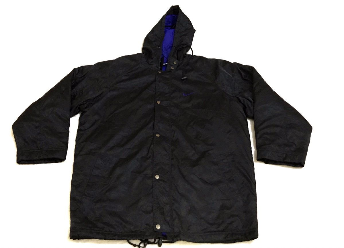 Nike × Vintage Vtg nike long jacket Size US L / EU 52-54 / 3 - 8 Thumbnail