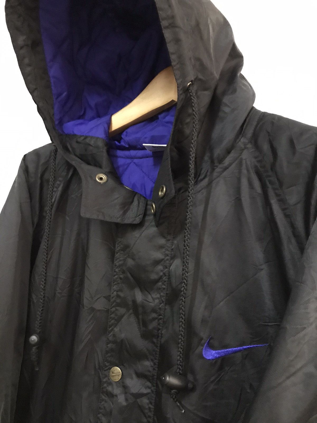 Nike × Vintage Vtg nike long jacket Size US L / EU 52-54 / 3 - 5 Thumbnail