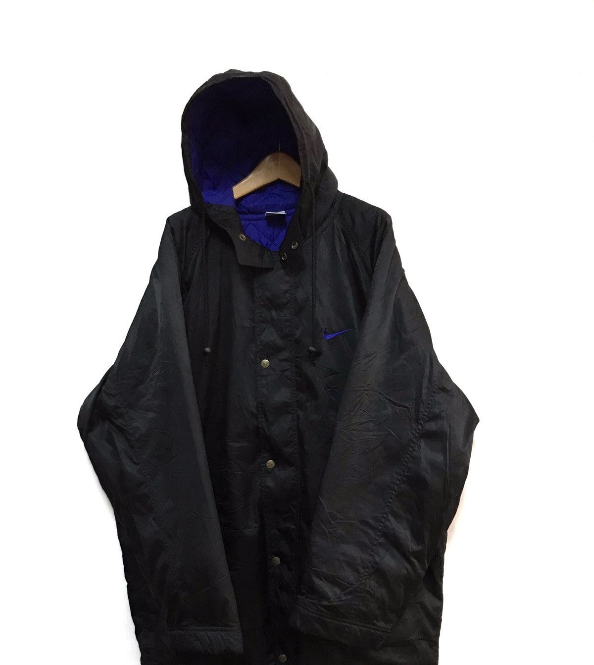 Nike × Vintage Vtg nike long jacket Size US L / EU 52-54 / 3 - 3 Thumbnail