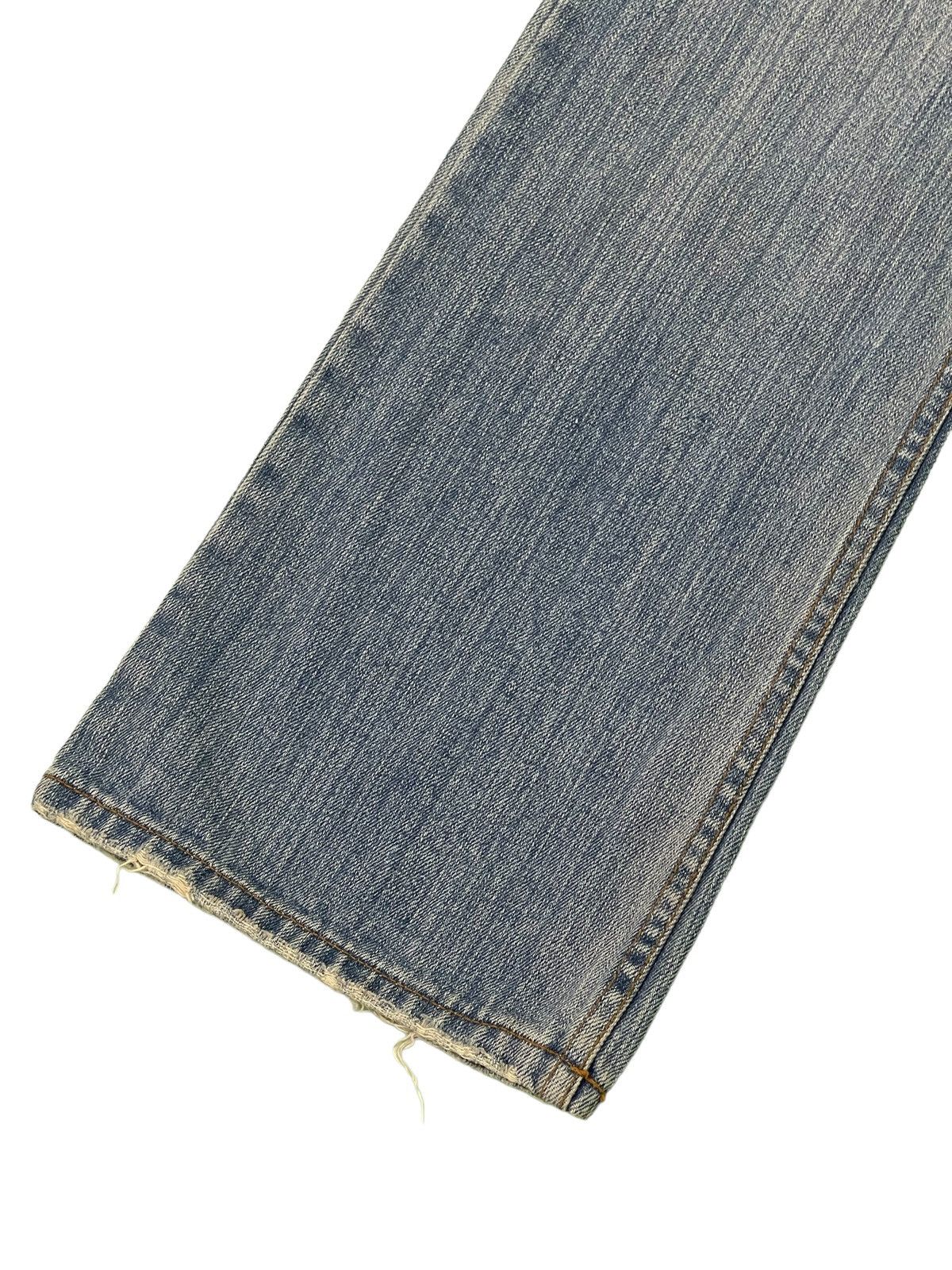 Japanese Brand Flare Jeans Nylaus Distress Boot Cut Denim 3🟦5 Size US 30 / EU 46 - 5 Thumbnail