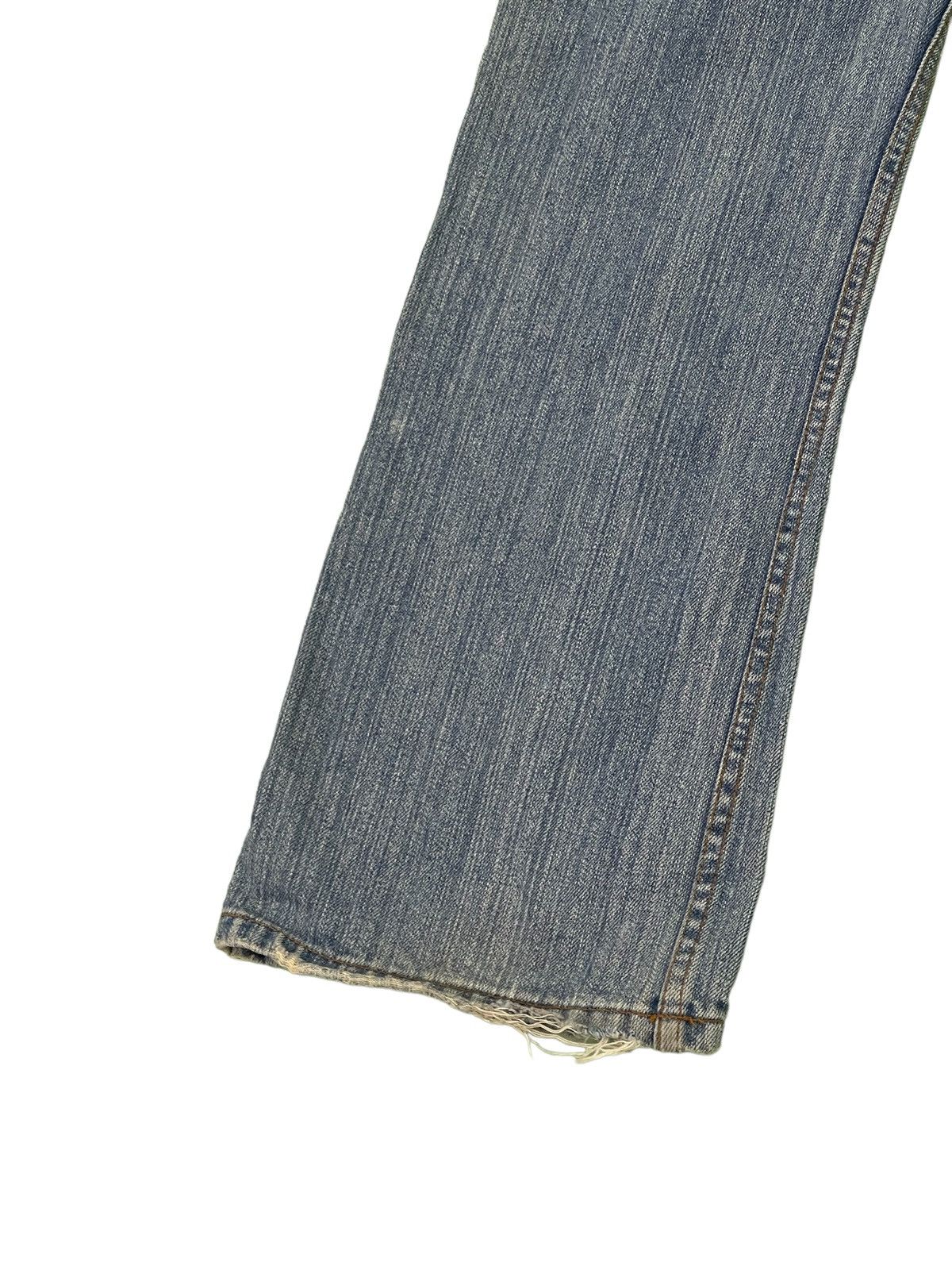 Japanese Brand Flare Jeans Nylaus Distress Boot Cut Denim 3🟦5 Size US 30 / EU 46 - 18 Thumbnail