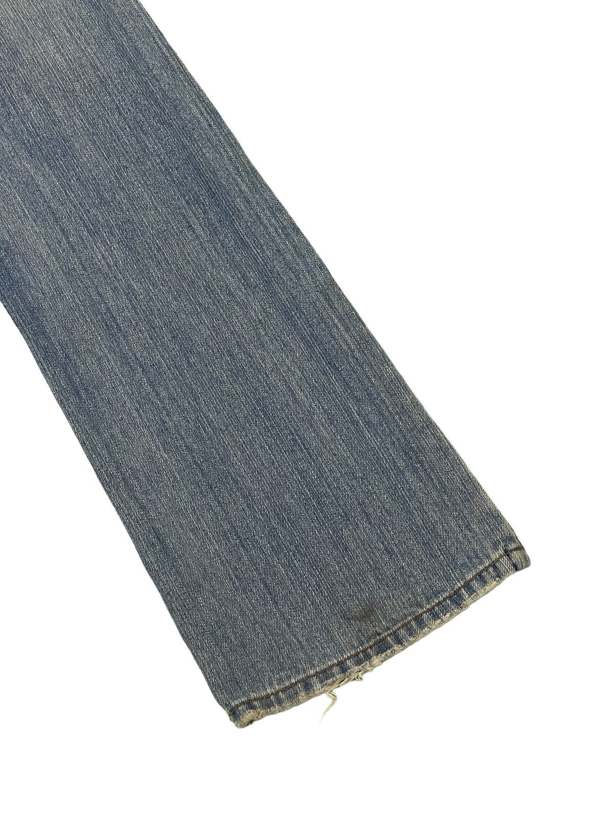 Japanese Brand Flare Jeans Nylaus Distress Boot Cut Denim 3🟦5 Size US 30 / EU 46 - 17 Thumbnail
