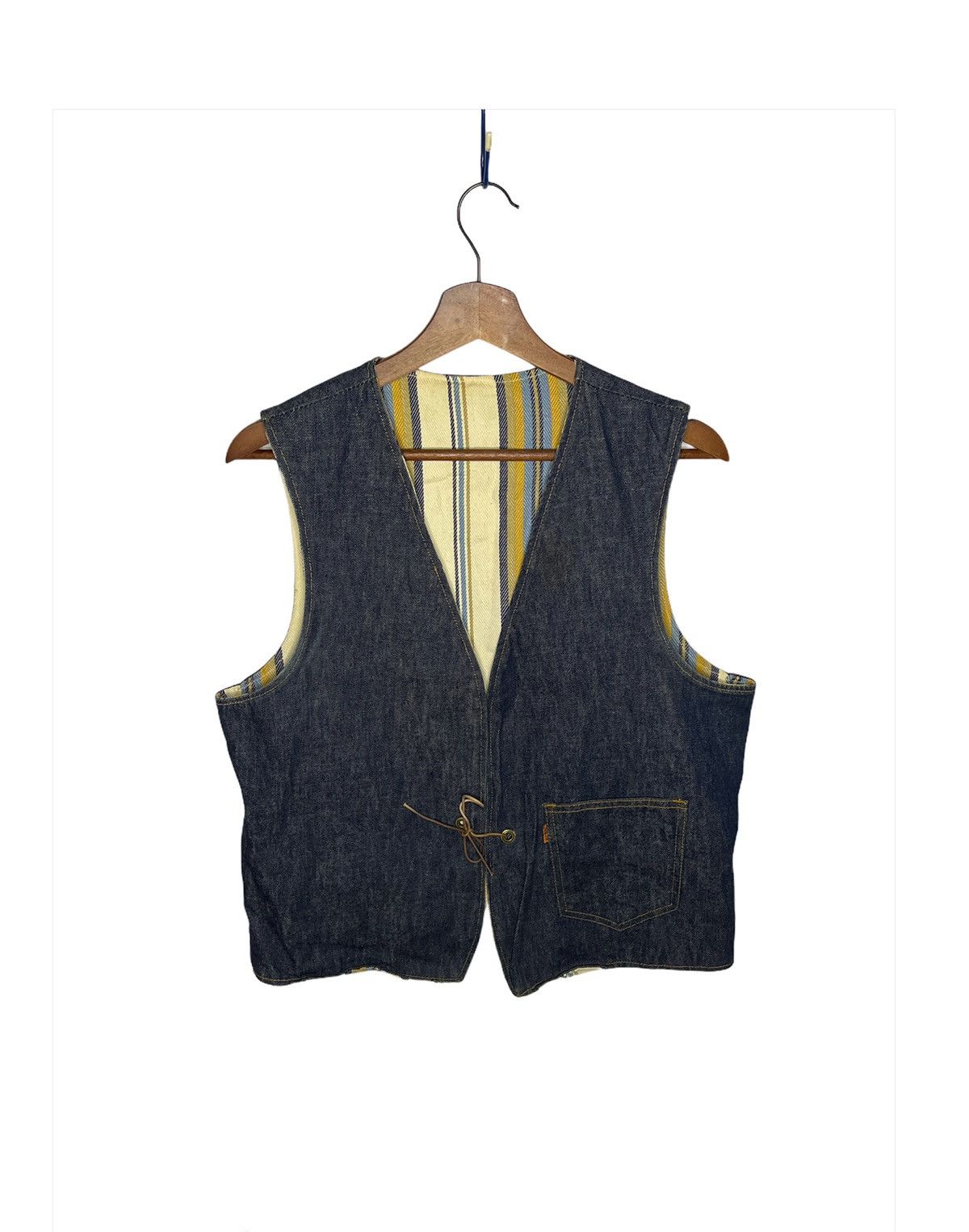 Levi's × Levi's Vintage Clothing × Vintage Very Rare Levi’s Vintage MC Reversible Vest Size US M / EU 48-50 / 2 - 1 Thumbnail