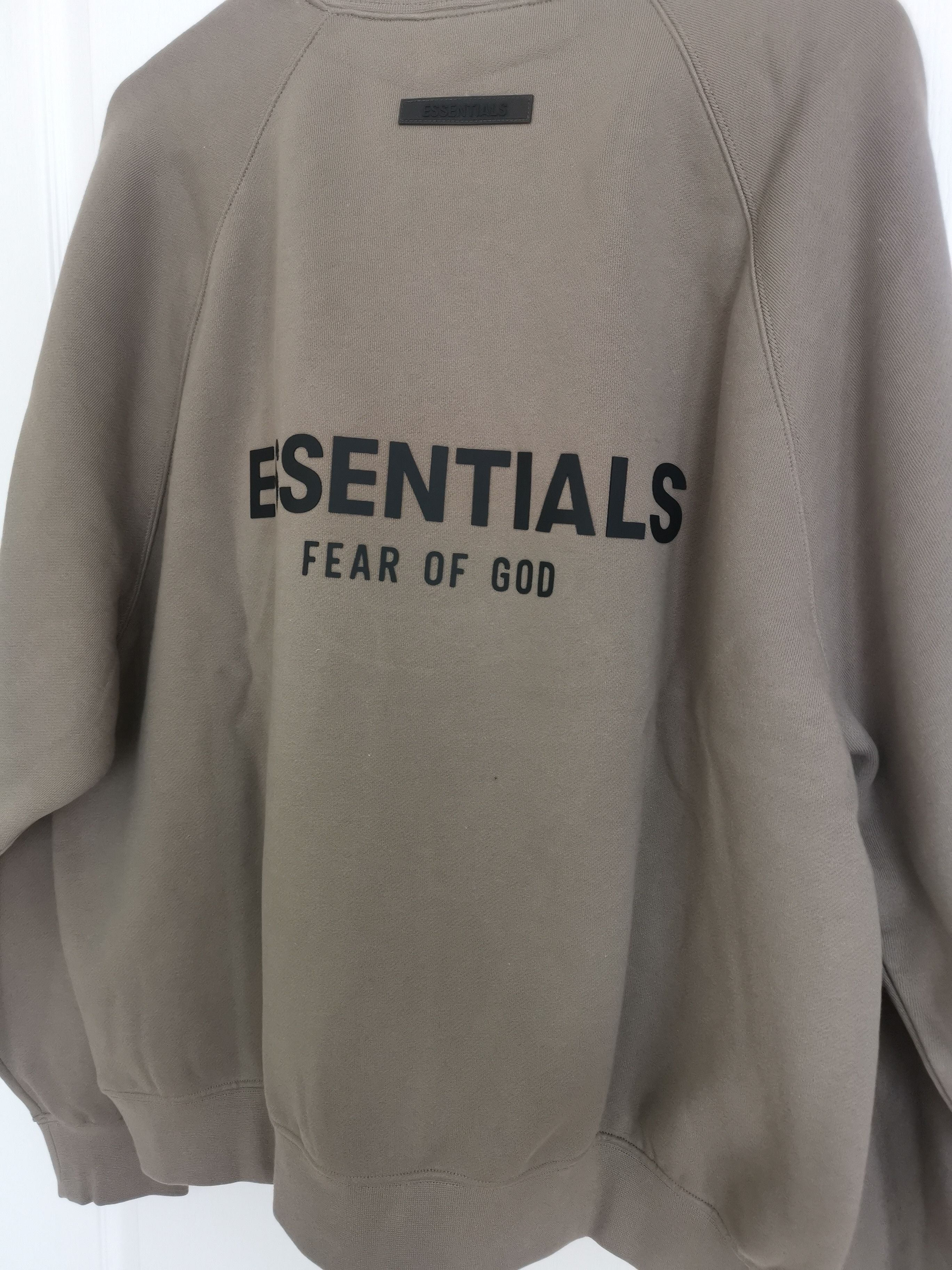 image of Fear Of God Essentials Taupe Pullover XL Ss21, Men's