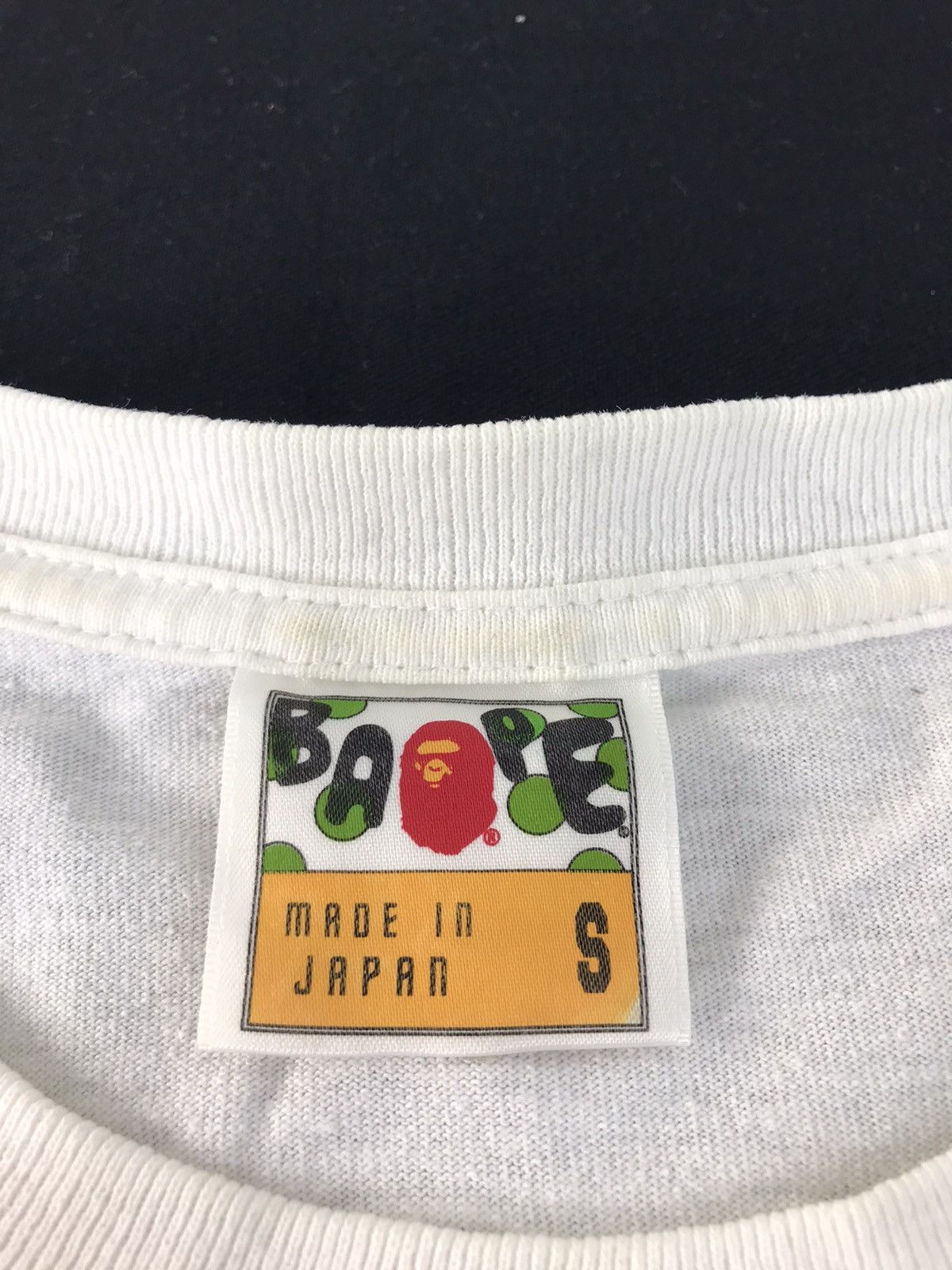 Bape By Bathing Ape Baby Milo College Ape Big Printed Tee Size US S / EU 44-46 / 1 - 5 Thumbnail