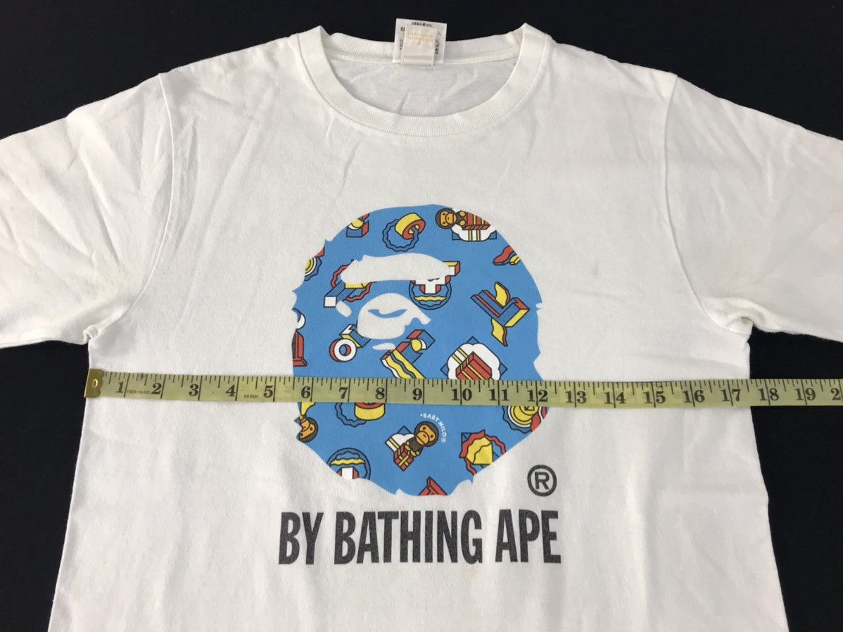 Bape By Bathing Ape Baby Milo College Ape Big Printed Tee Size US S / EU 44-46 / 1 - 9 Thumbnail