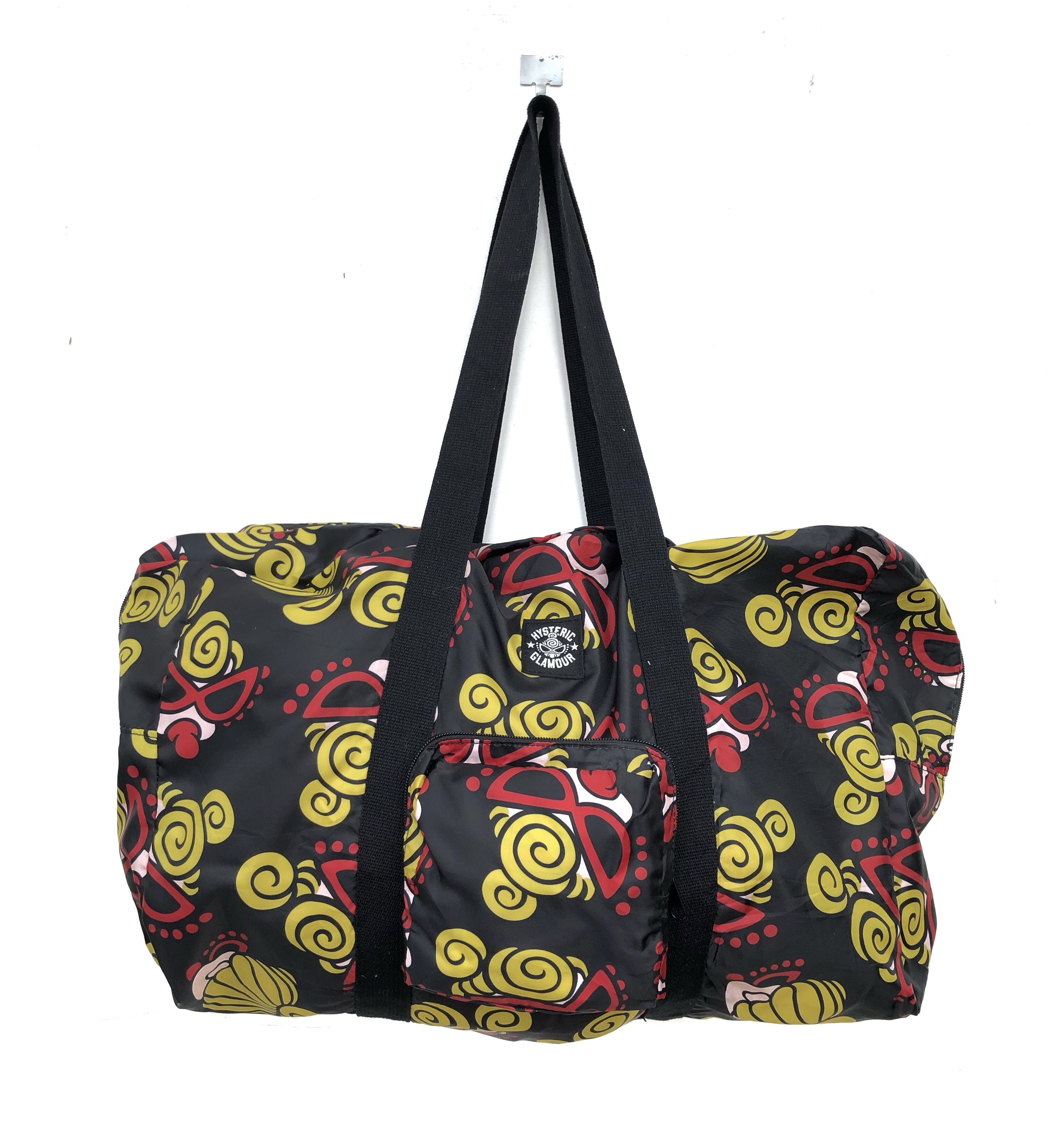 PACKABLE FULLPRINTED LIGHTWEIGHT POLYESTER DUFFLE BAG