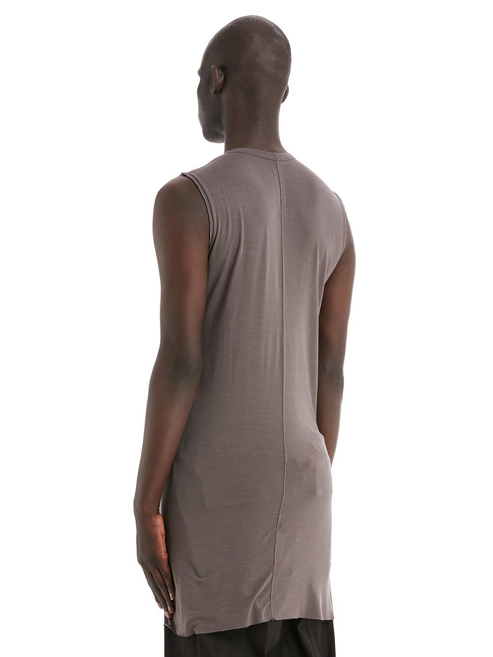 Rick Owens RICK OWENS FOREVER BASIC SLEEVELESS TEE VISCOSE SILK Size US L / EU 52-54 / 3 - 1 Thumbnail
