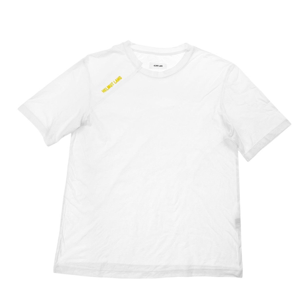 Helmut Lang Helmut Lang White T Shirt Size US M / EU 48-50 / 2 - 2 Thumbnail
