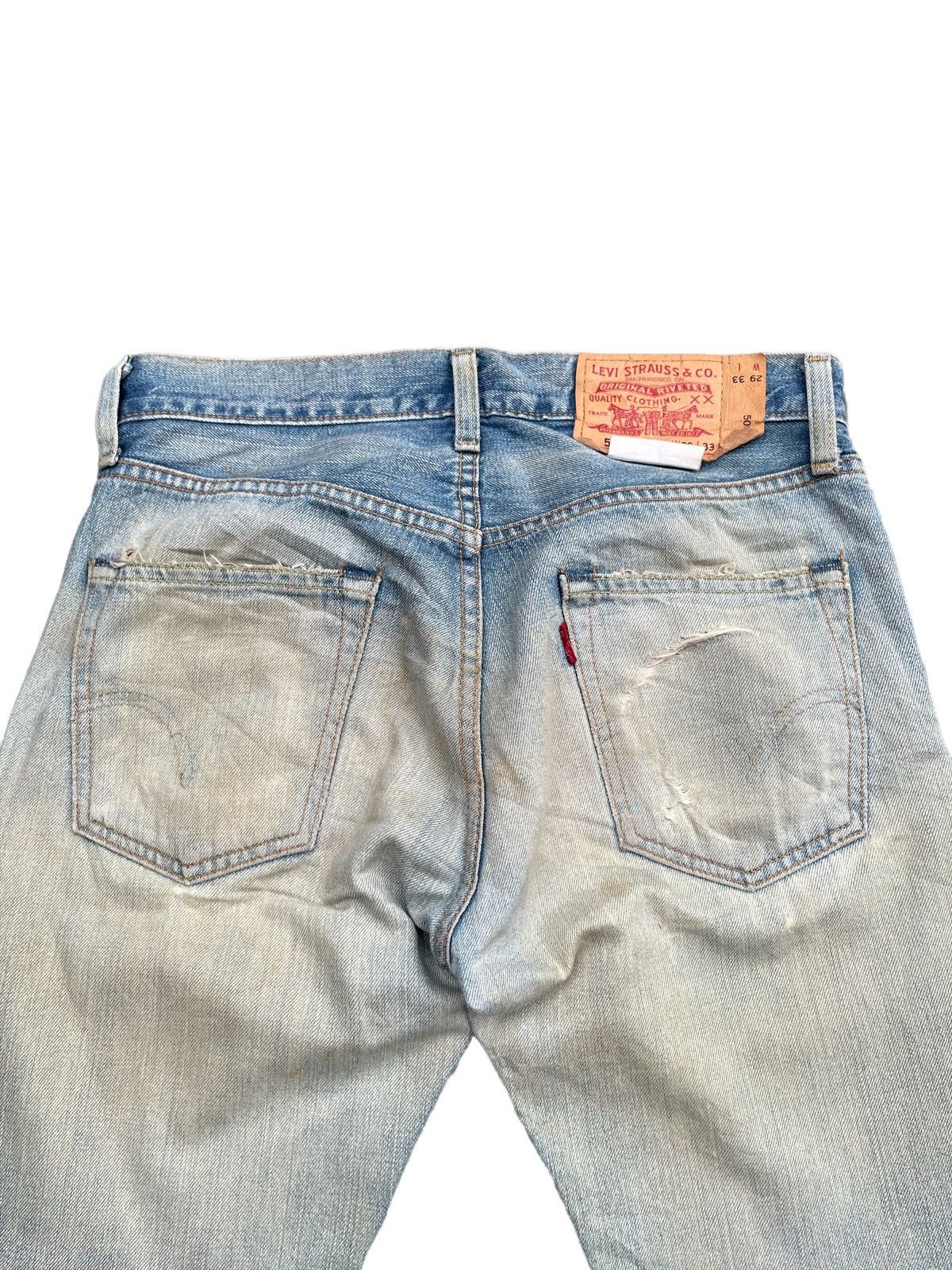 Levi's × Vintage Vintage 2006 Levis 505 Aging Faded Distressed Size US 31 - 11 Thumbnail