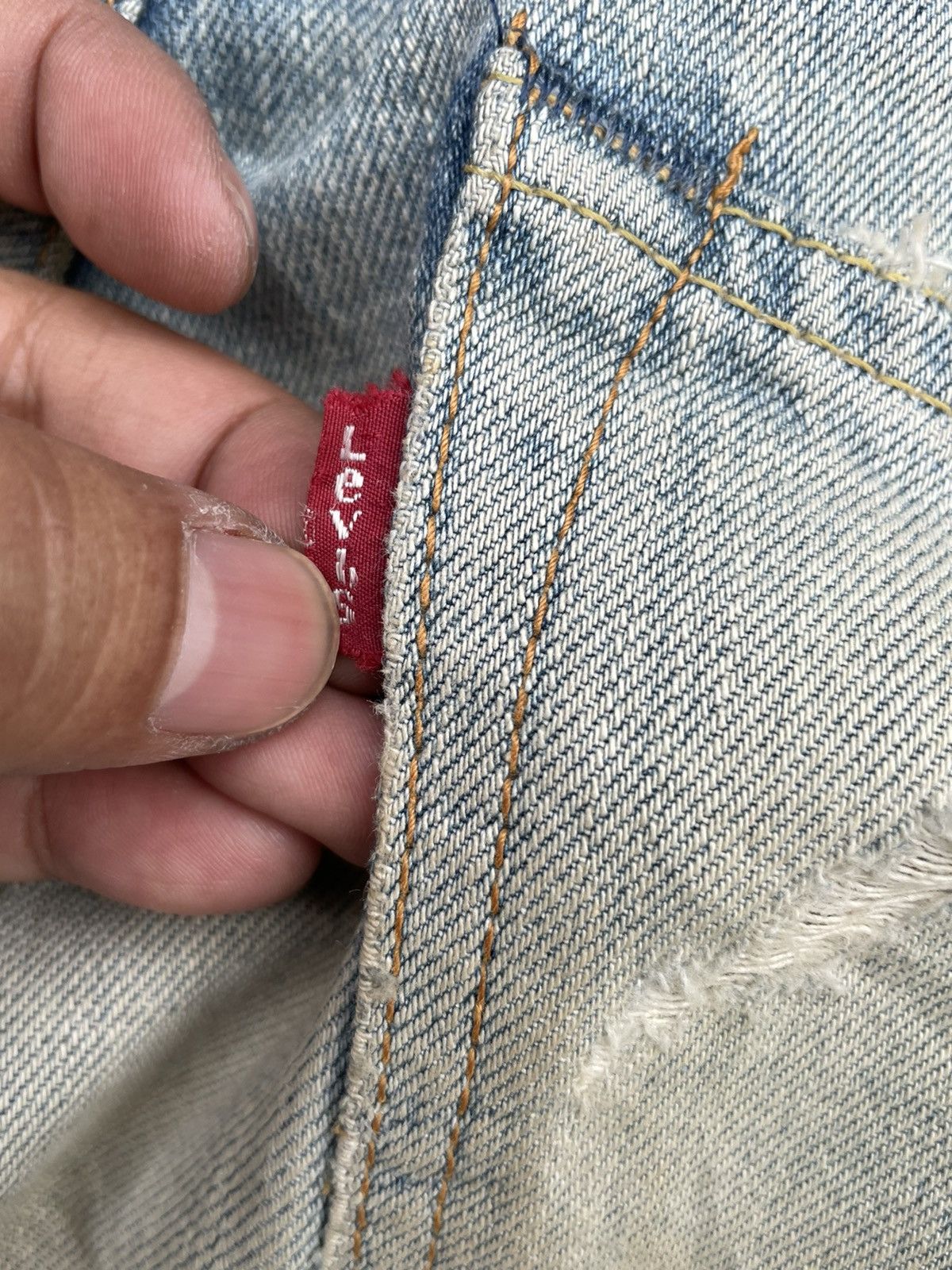 Levi's × Vintage Vintage 2006 Levis 505 Aging Faded Distressed Size US 31 - 14 Thumbnail