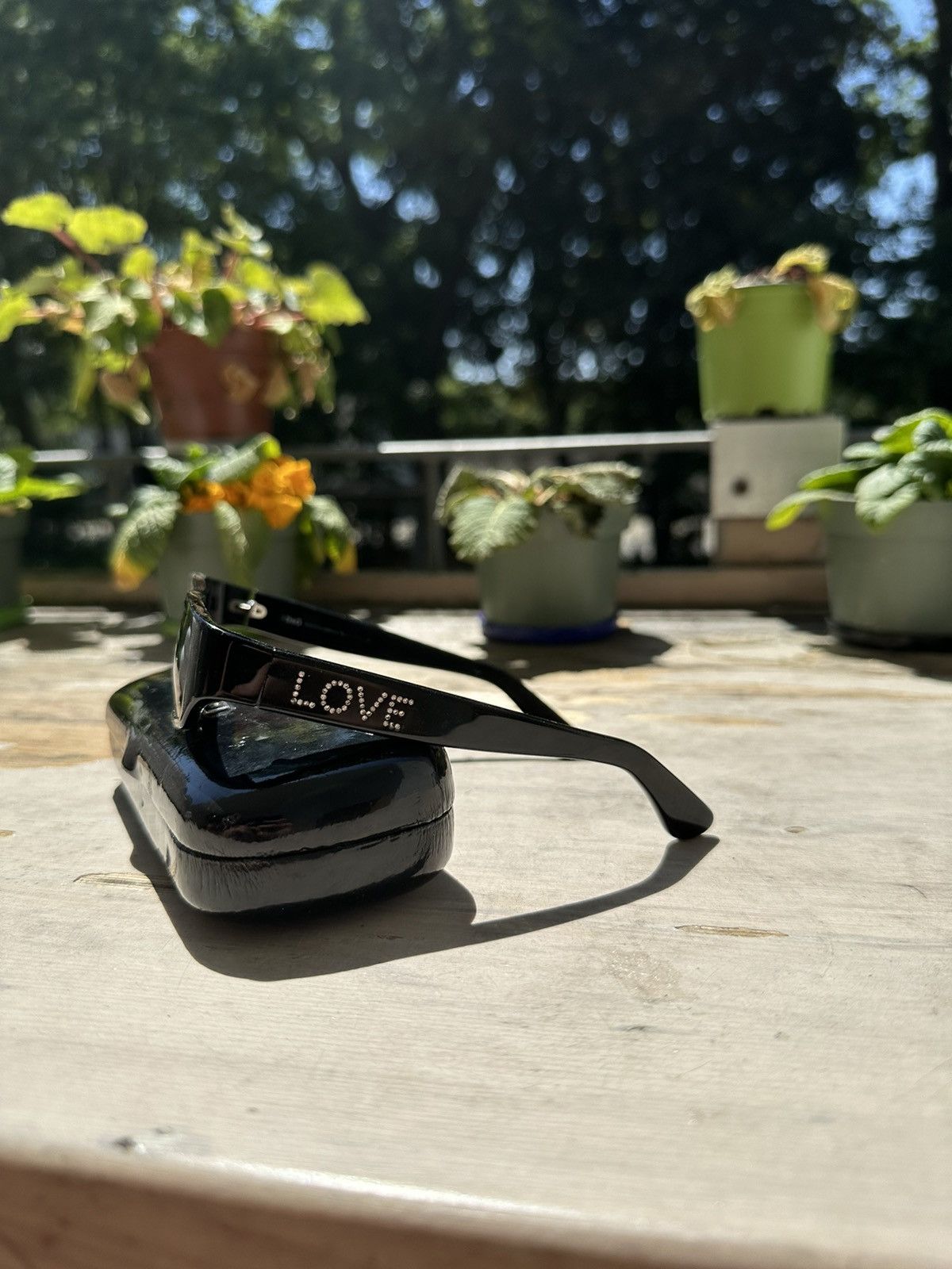 Dolce & Gabbana Dolce & Gabbana Love Swarovski Sunglasses Size ONE SIZE - 3 Thumbnail
