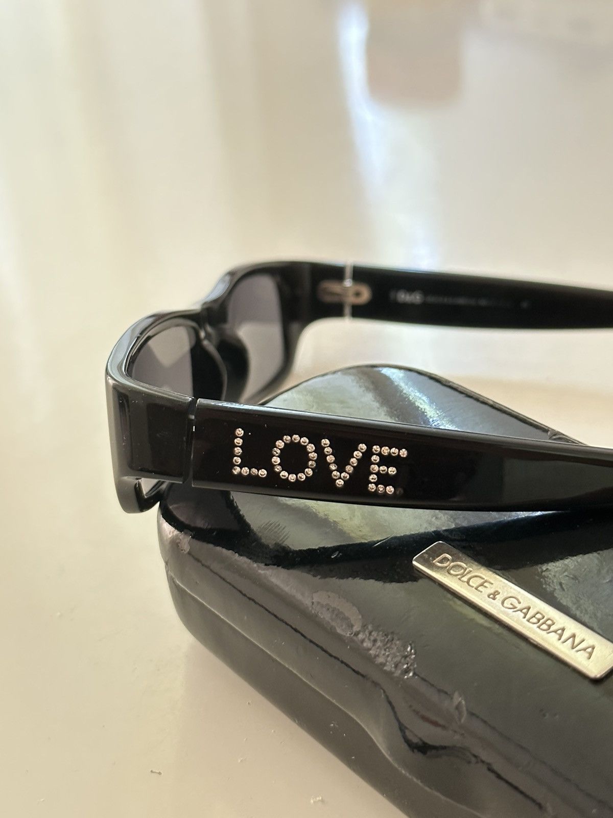 Dolce & Gabbana Dolce & Gabbana Love Swarovski Sunglasses Size ONE SIZE - 9 Thumbnail