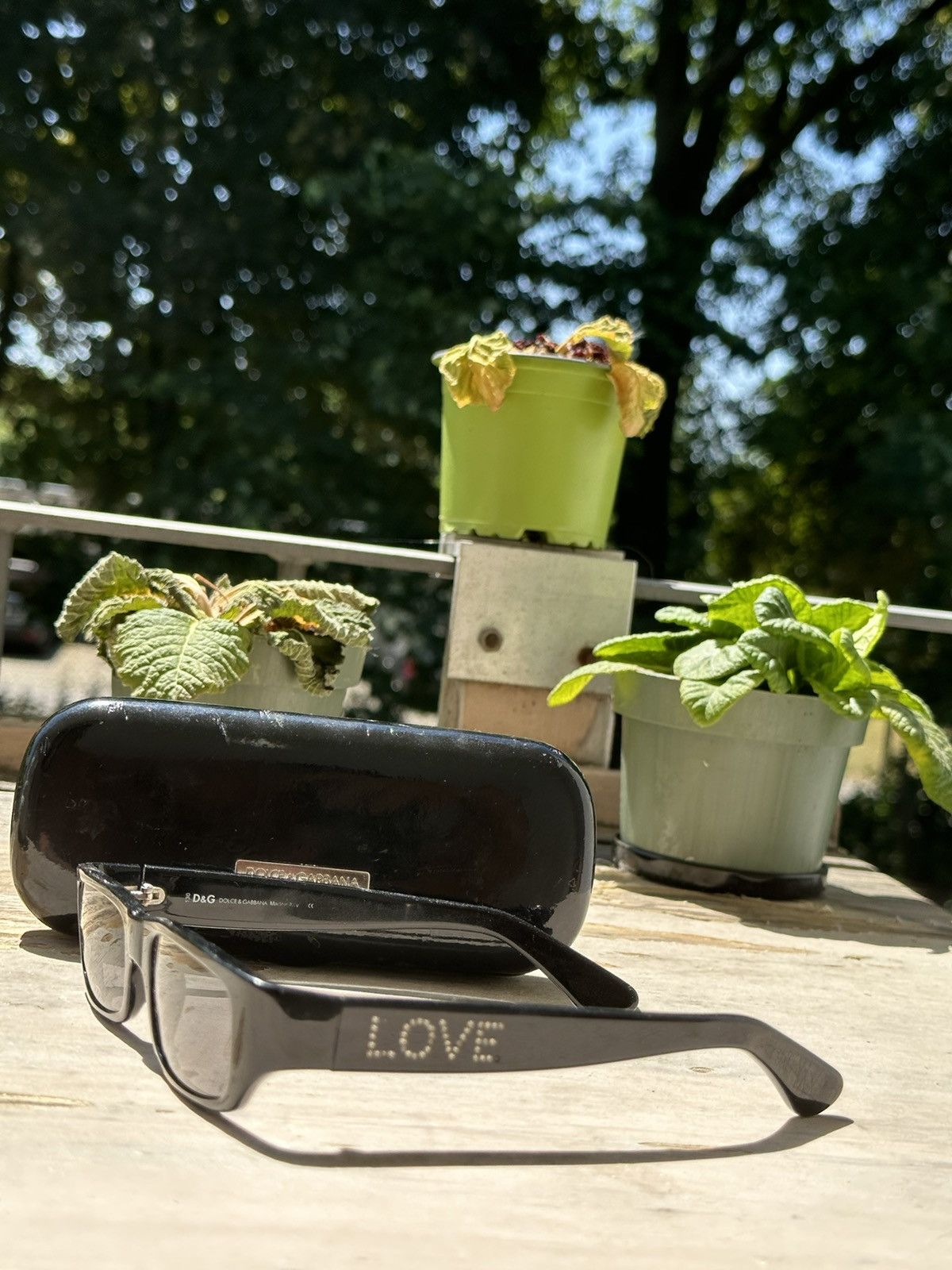 Dolce & Gabbana Dolce & Gabbana Love Swarovski Sunglasses Size ONE SIZE - 5 Thumbnail
