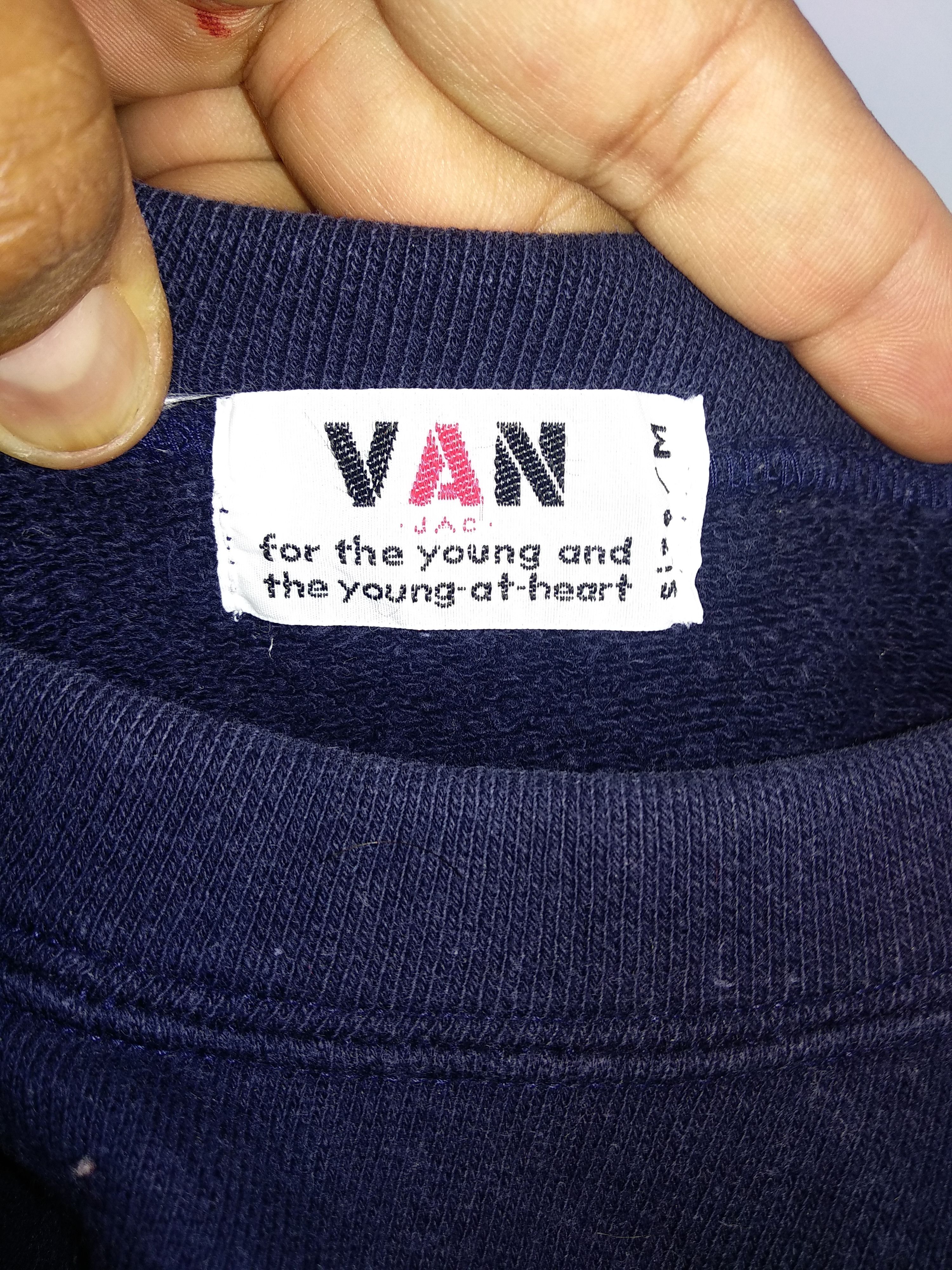 Japanese Brand Japanese Brand Streetwear VAN .JAC. Sweatshirt,Size M. Size US M / EU 48-50 / 2 - 3 Thumbnail
