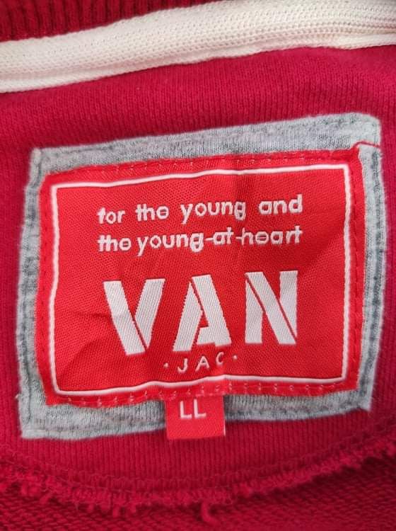 Japanese Brand Van Jac sweatshirt spell out embroidery Size US M / EU 48-50 / 2 - 7 Thumbnail