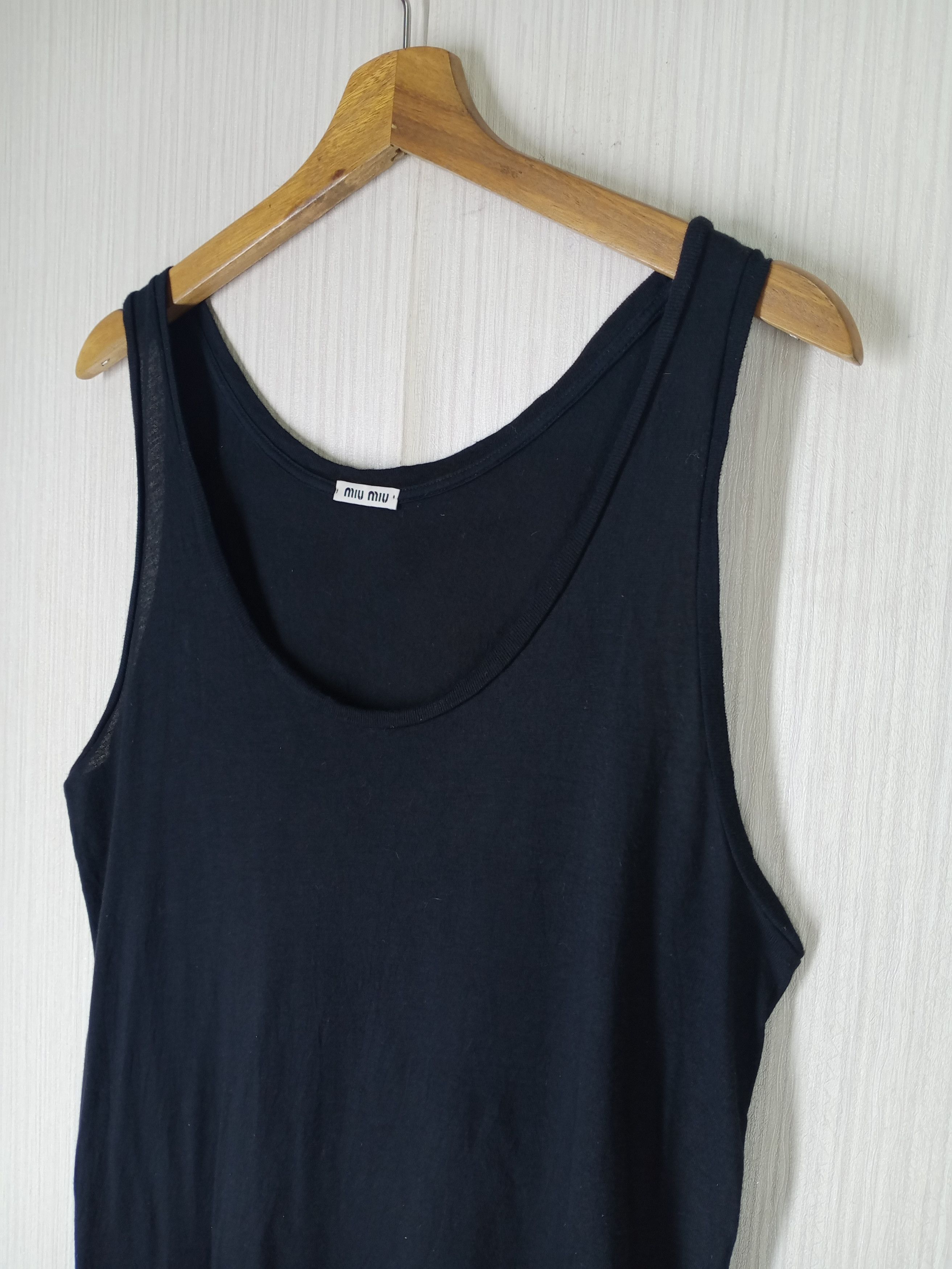 Miu Miu MIU MIU BLACK TOP TANK Size US M / EU 48-50 / 2 - 8 Thumbnail