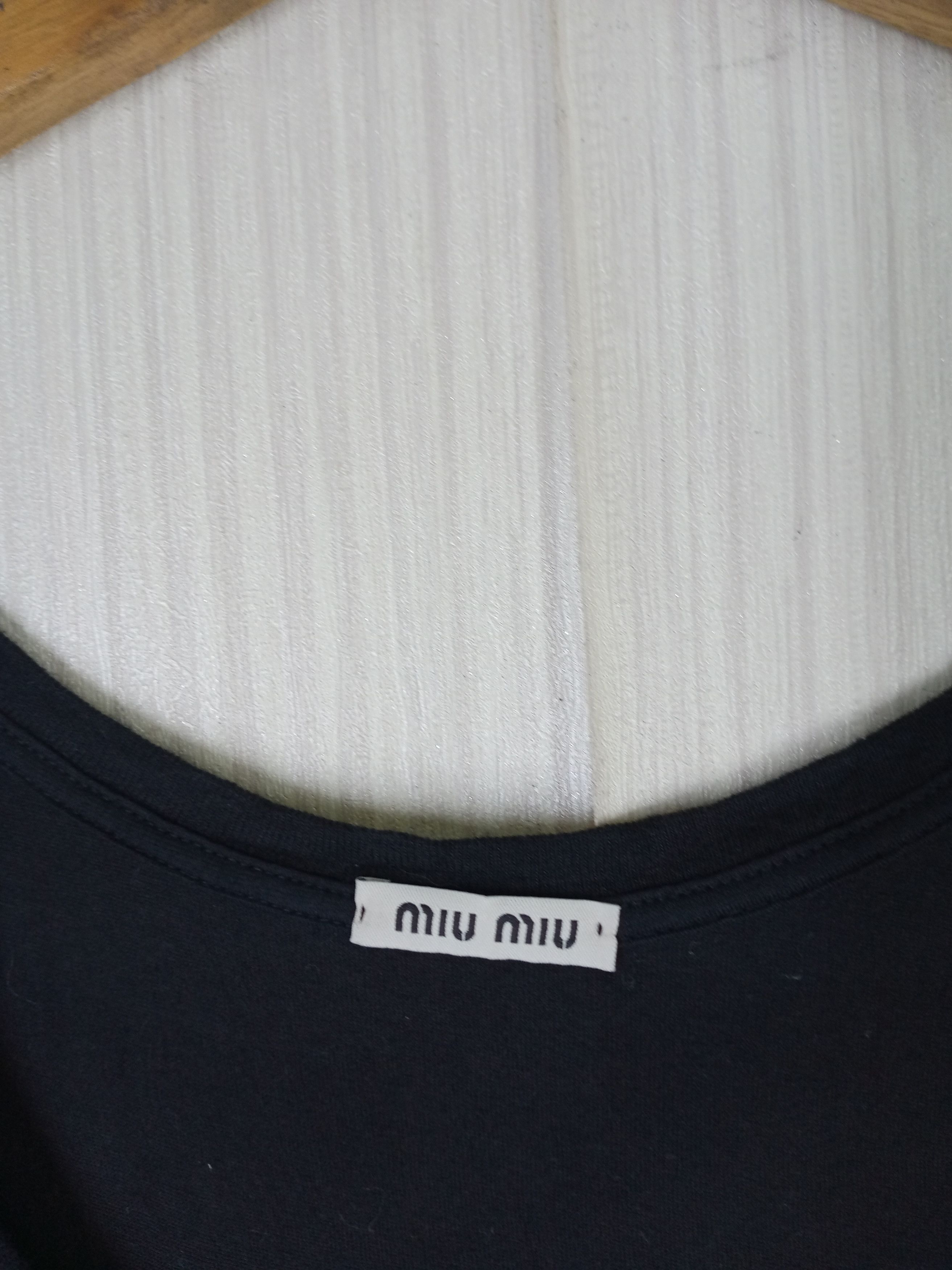 Miu Miu MIU MIU BLACK TOP TANK Size US M / EU 48-50 / 2 - 4 Thumbnail