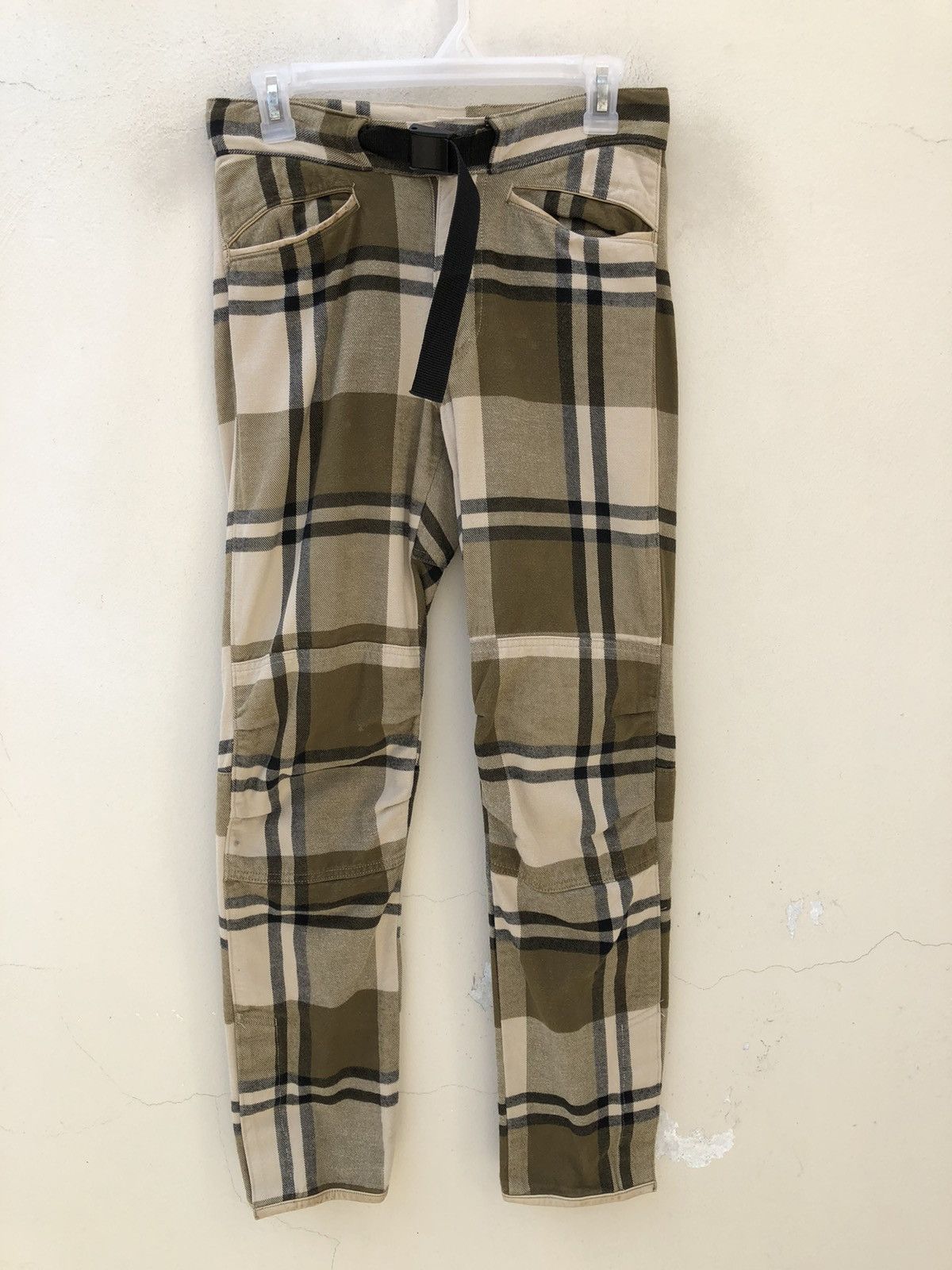General Research Vintage 1997 General Research Japan Checks Moto Trouser Pant Size US 29 - 6 Thumbnail