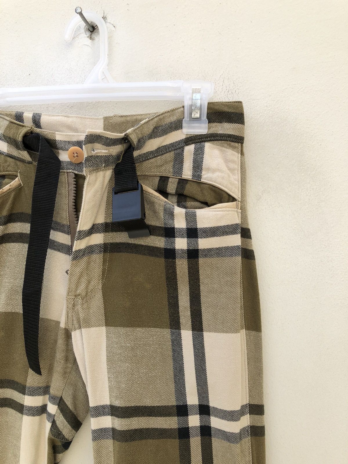 General Research Vintage 1997 General Research Japan Checks Moto Trouser Pant Size US 29 - 12 Thumbnail