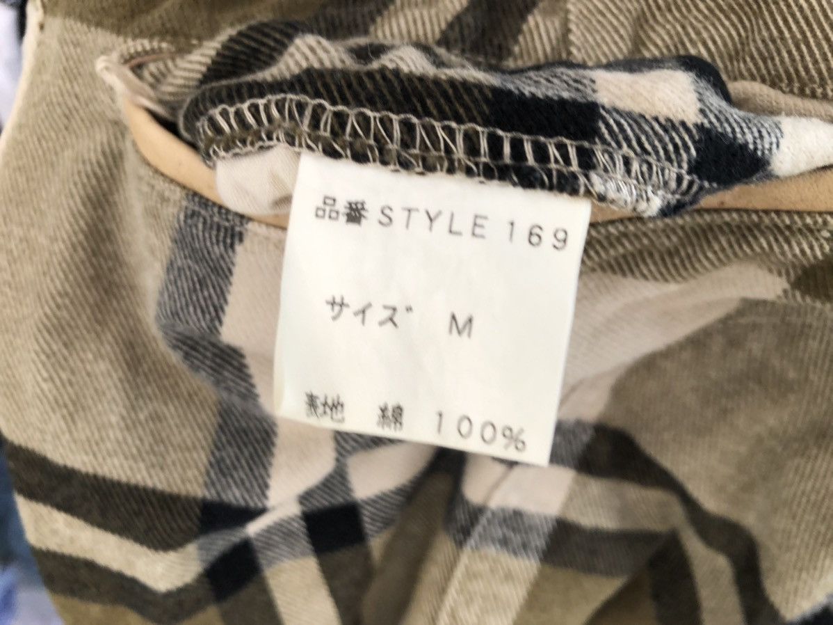 General Research Vintage 1997 General Research Japan Checks Moto Trouser Pant Size US 29 - 25 Thumbnail