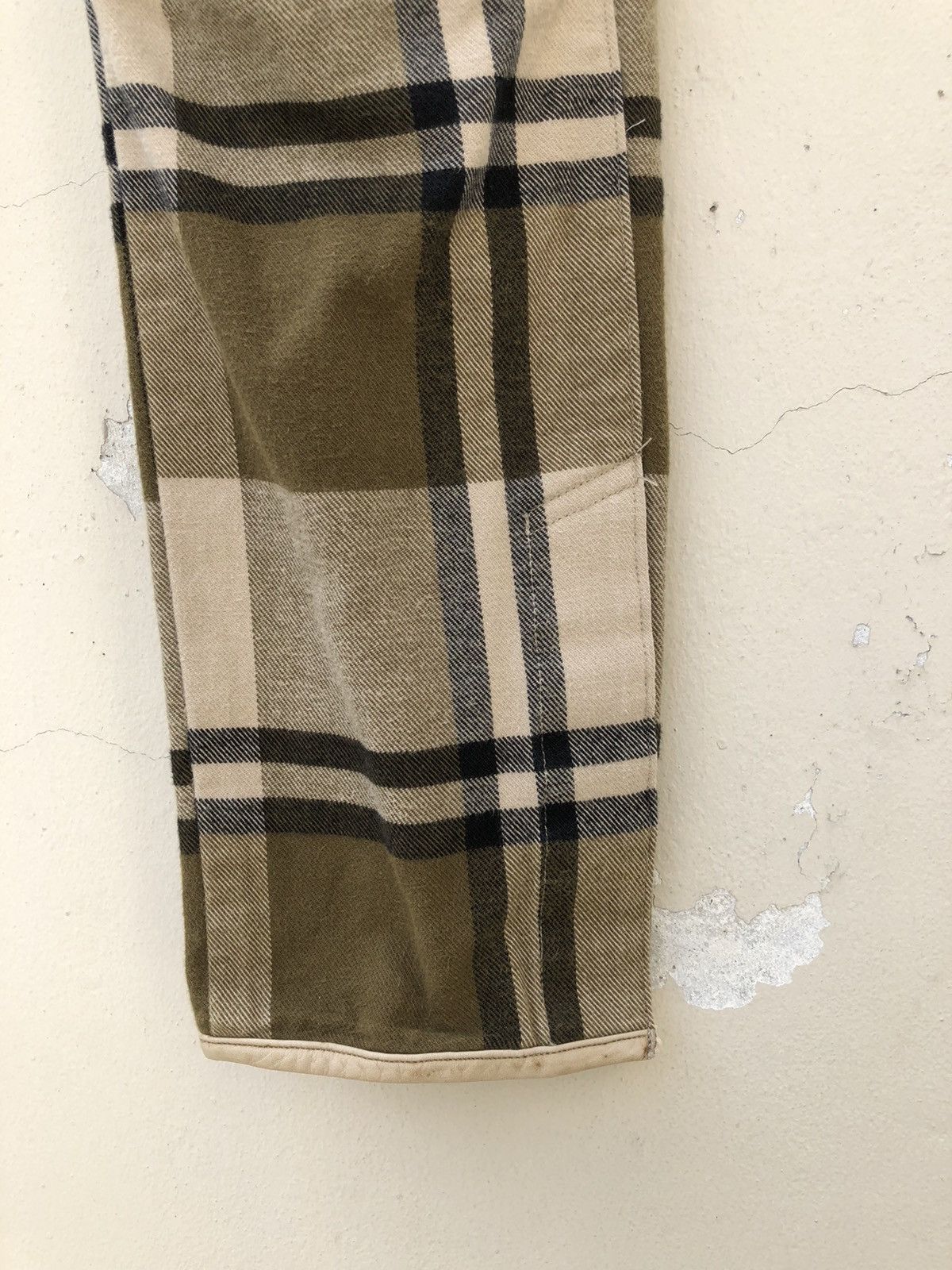 General Research Vintage 1997 General Research Japan Checks Moto Trouser Pant Size US 29 - 14 Thumbnail
