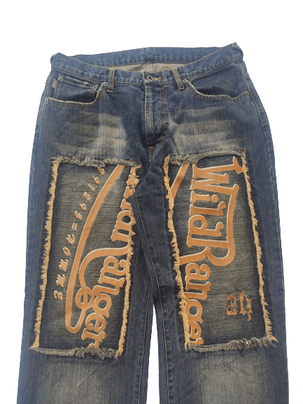 If Six Was Nine 🔥 291295 Homme jeans spell out Size US 32 / EU 48 - 2 Thumbnail