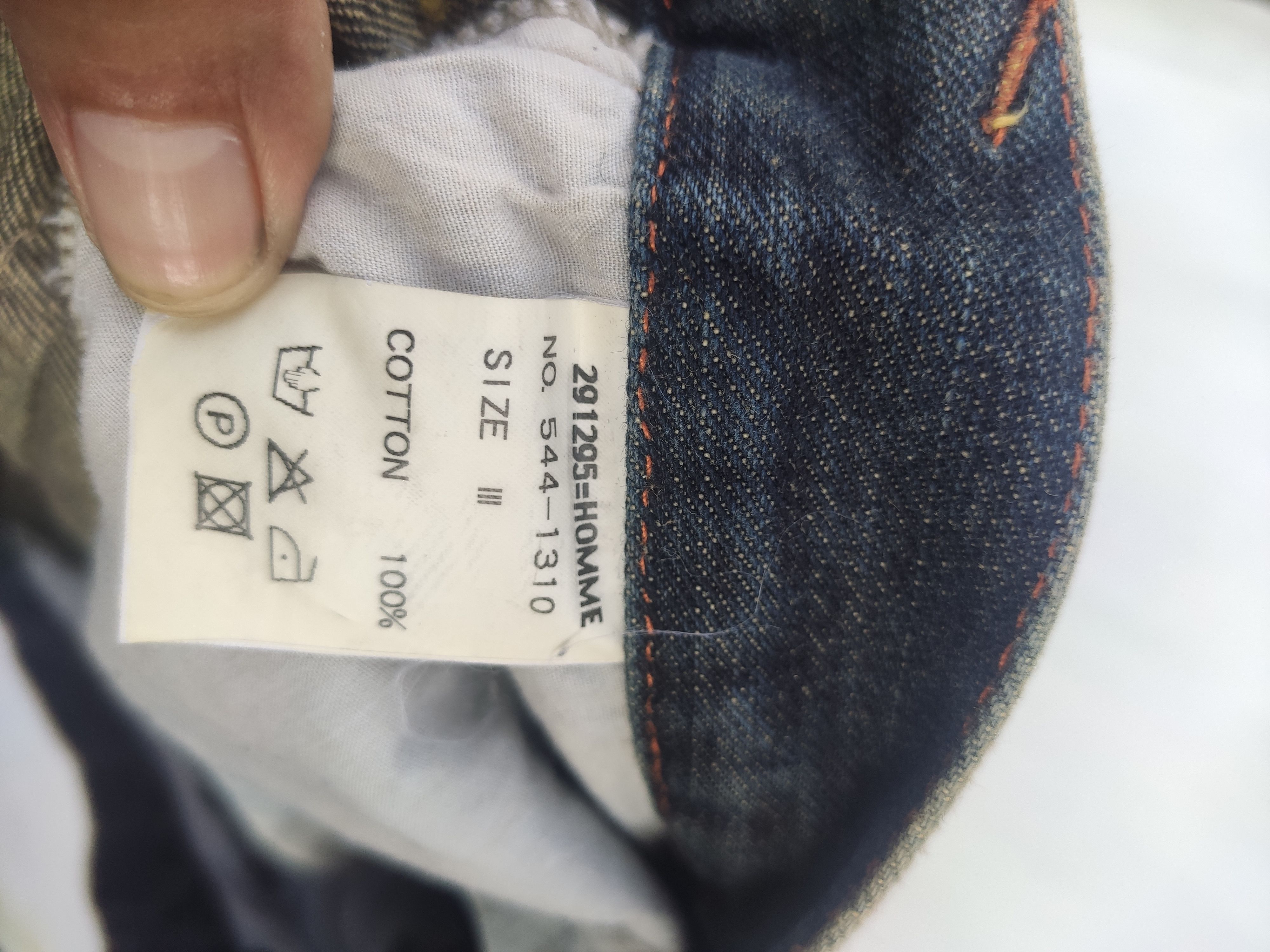 If Six Was Nine 🔥 291295 Homme jeans spell out Size US 32 / EU 48 - 11 Thumbnail