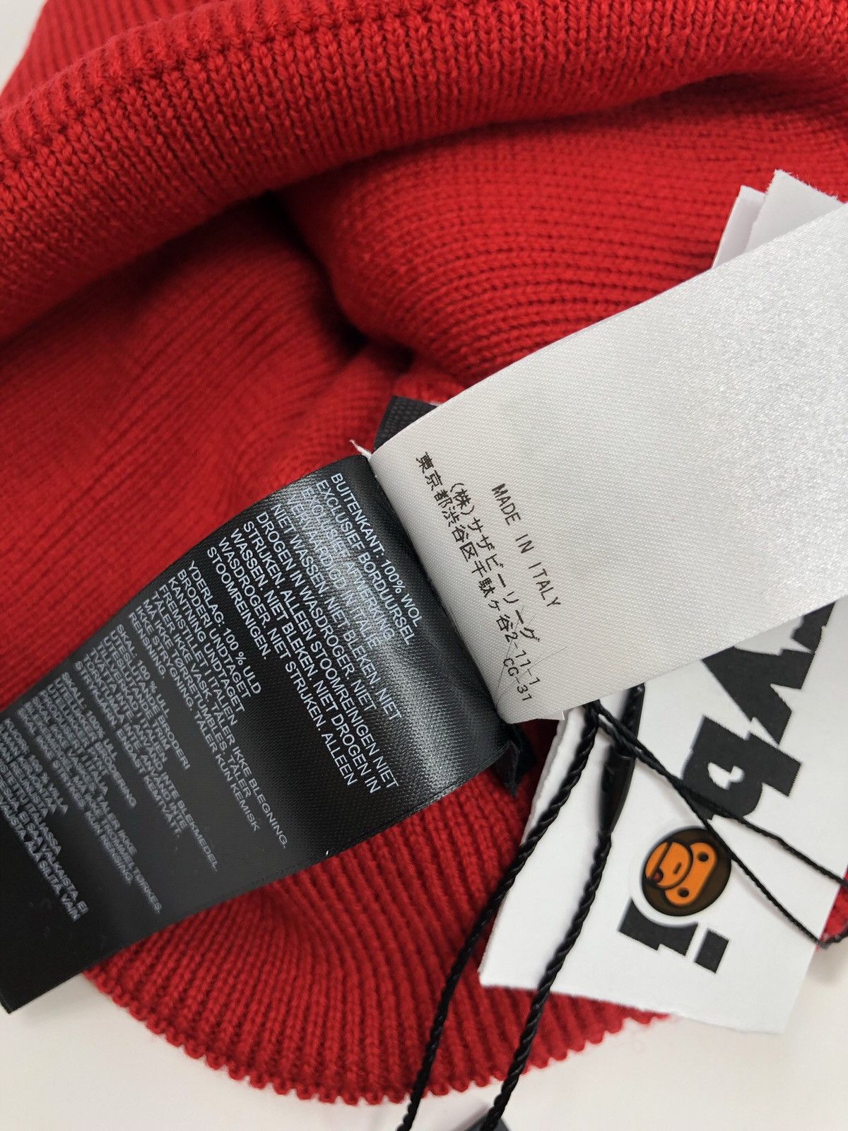 Bape × CNCPTS × Canada Goose BAPE x Canada Goose x Concepts Toque Beanie Red Size ONE SIZE - 8 Thumbnail