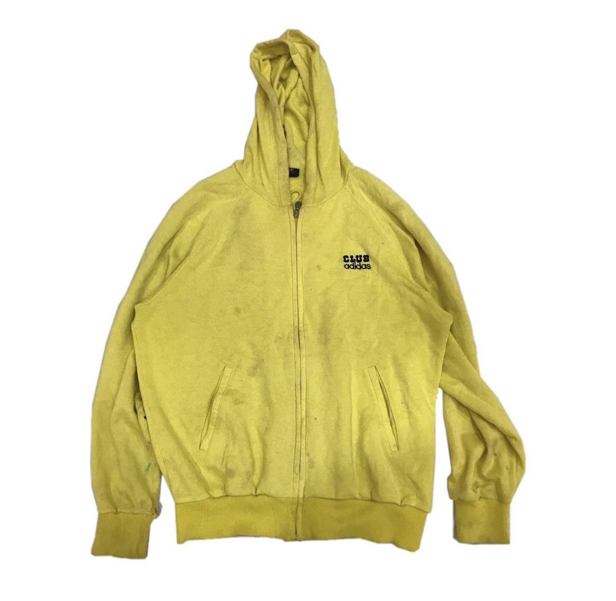 Adidas × Vintage Vintage Faded Thrashed Painter Adidas Club Hoodie Size US M / EU 48-50 / 2 - 1 Thumbnail
