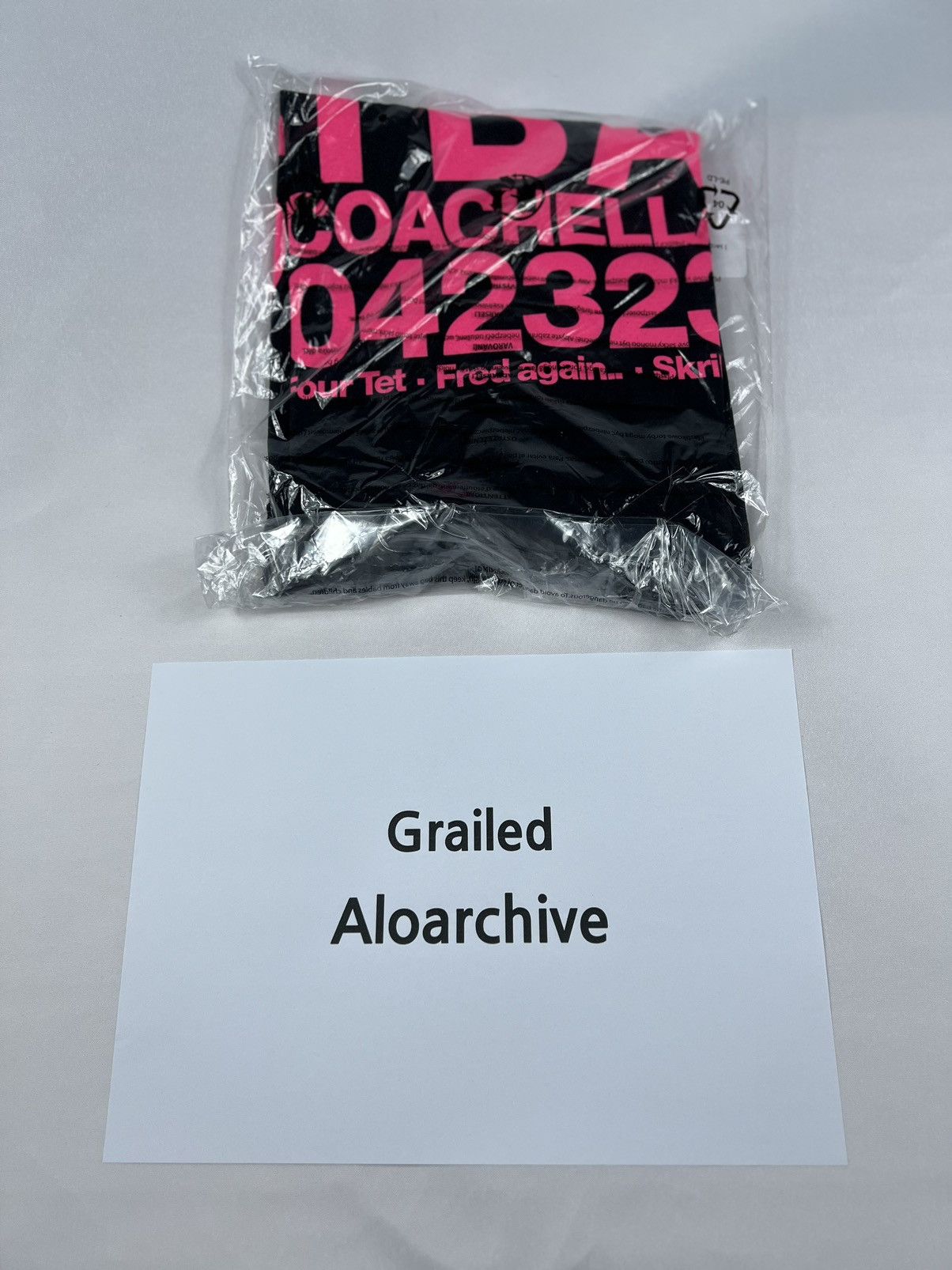 Band Tees OMG TBA(fred again, fourtet, skrillex) Coachlla T-shirt sell Size US L / EU 52-54 / 3 - 2 Thumbnail
