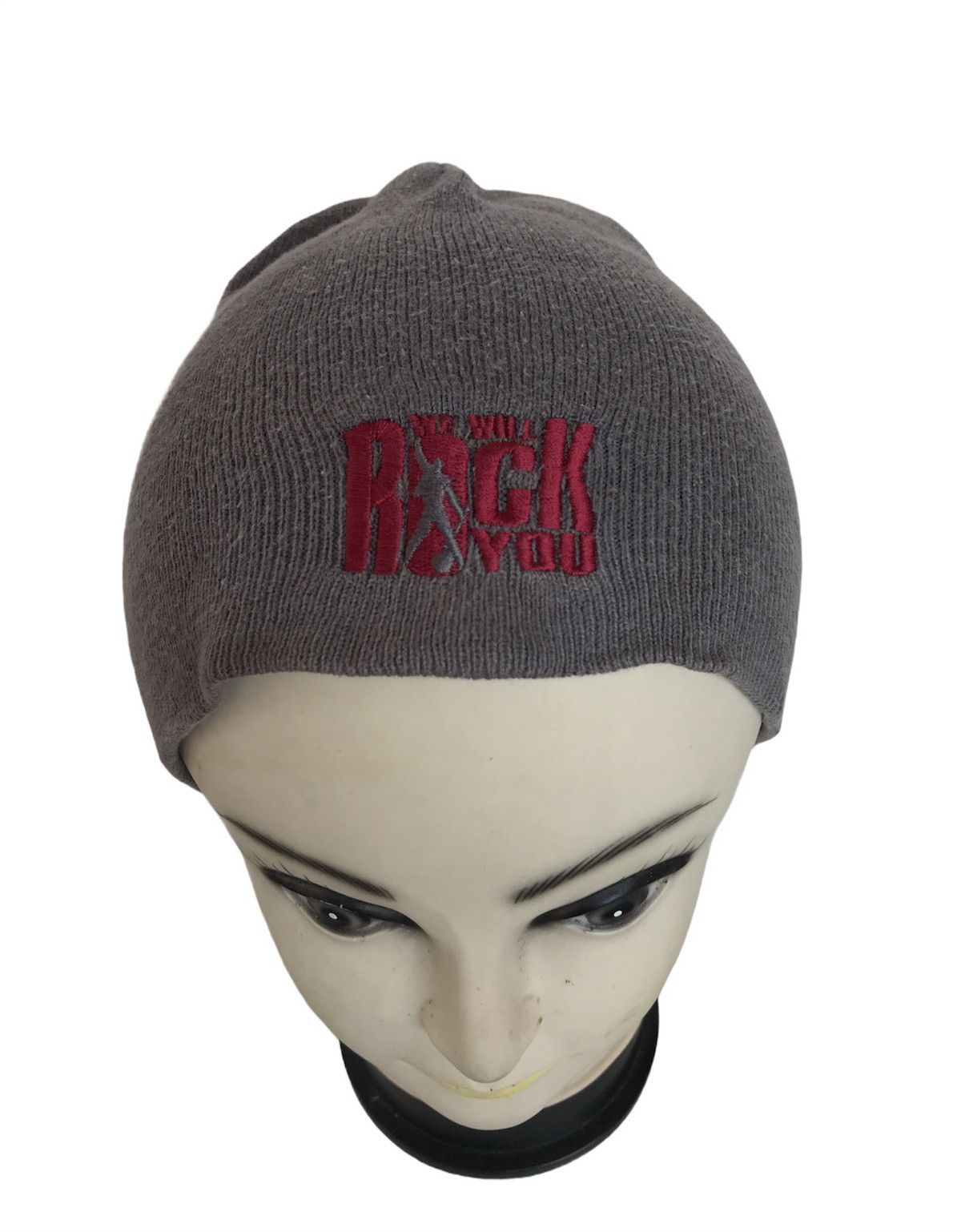 Band Tees Vintage Queen We Will Rock You Beanie Hat Size ONE SIZE - 2 Thumbnail