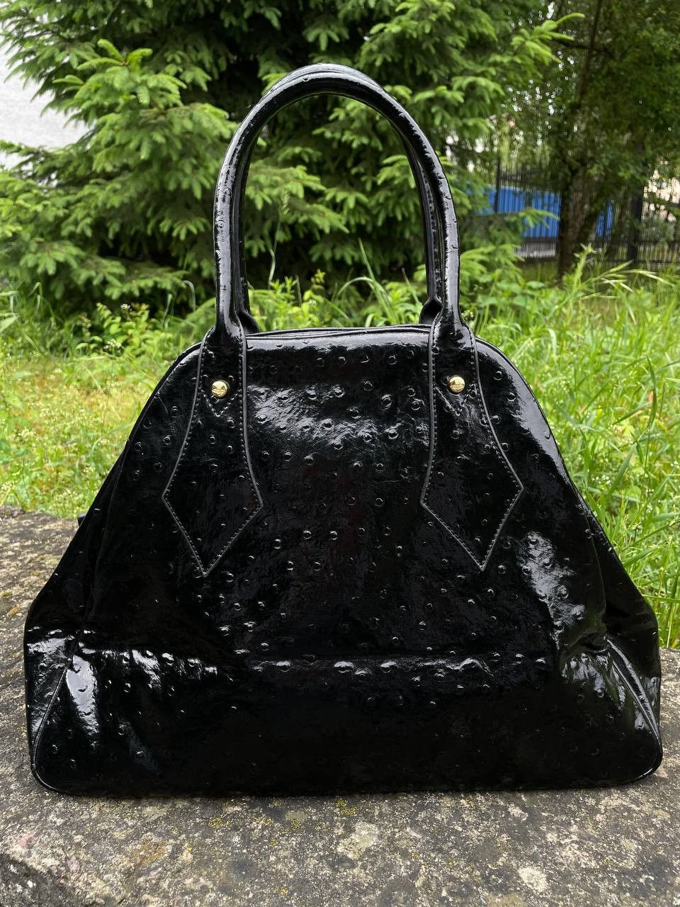 VIVIENNE WESTWOOD 1990s Yasmin leopard handbag